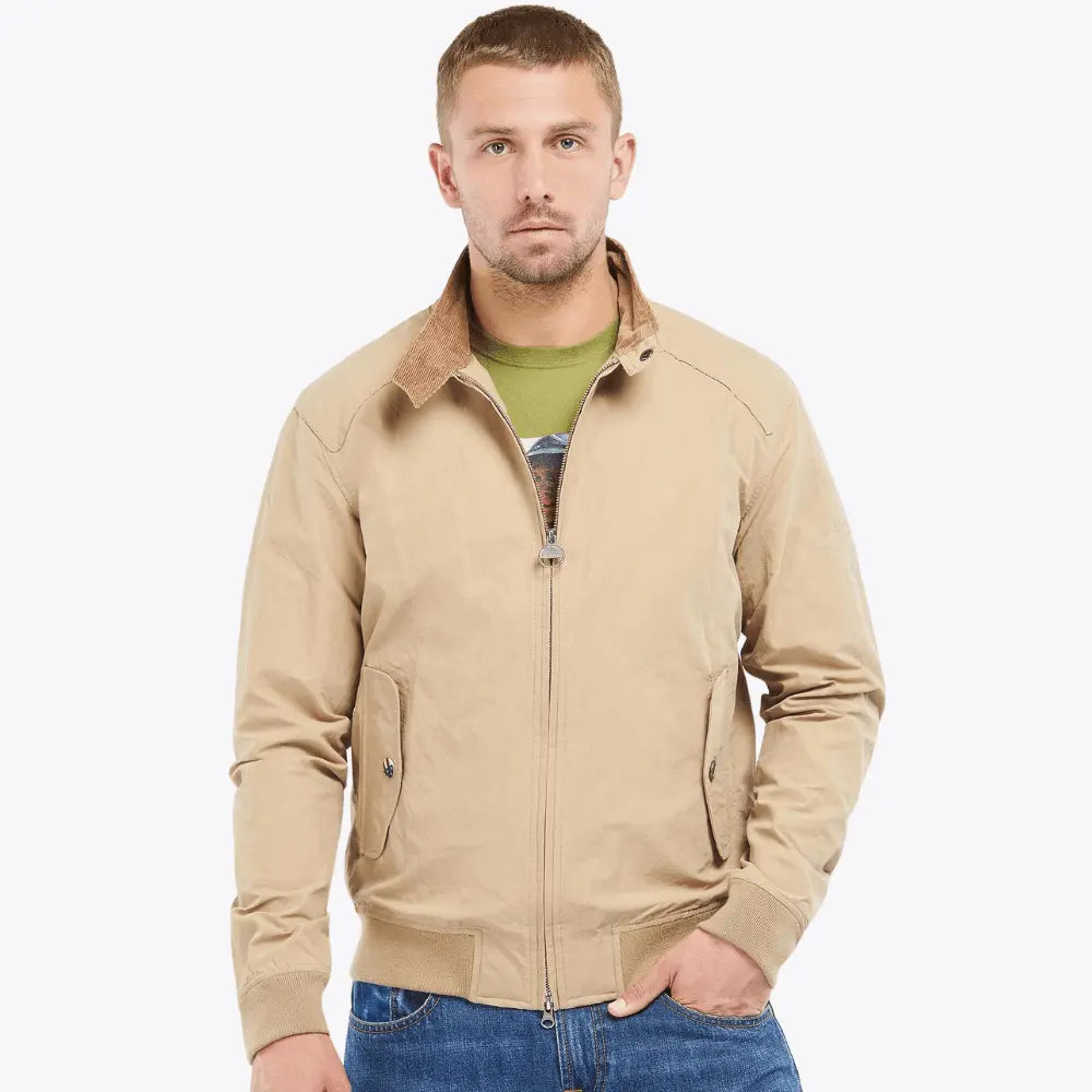 Veste harrington beige sale