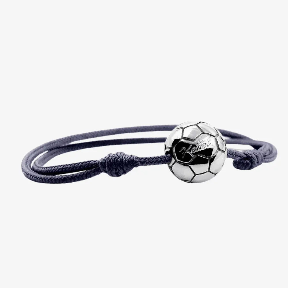 BRACELET FOOTBALL - BLEU MARINE