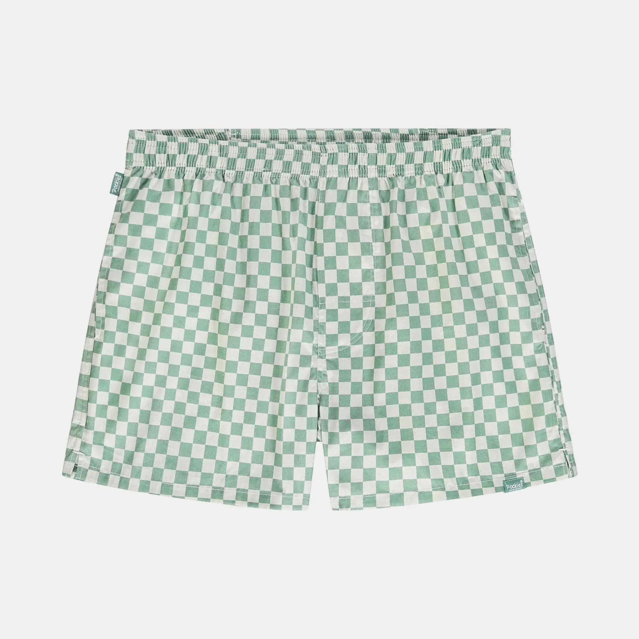 CALEÇON DAMIER VERT POCKIES -  Klubb