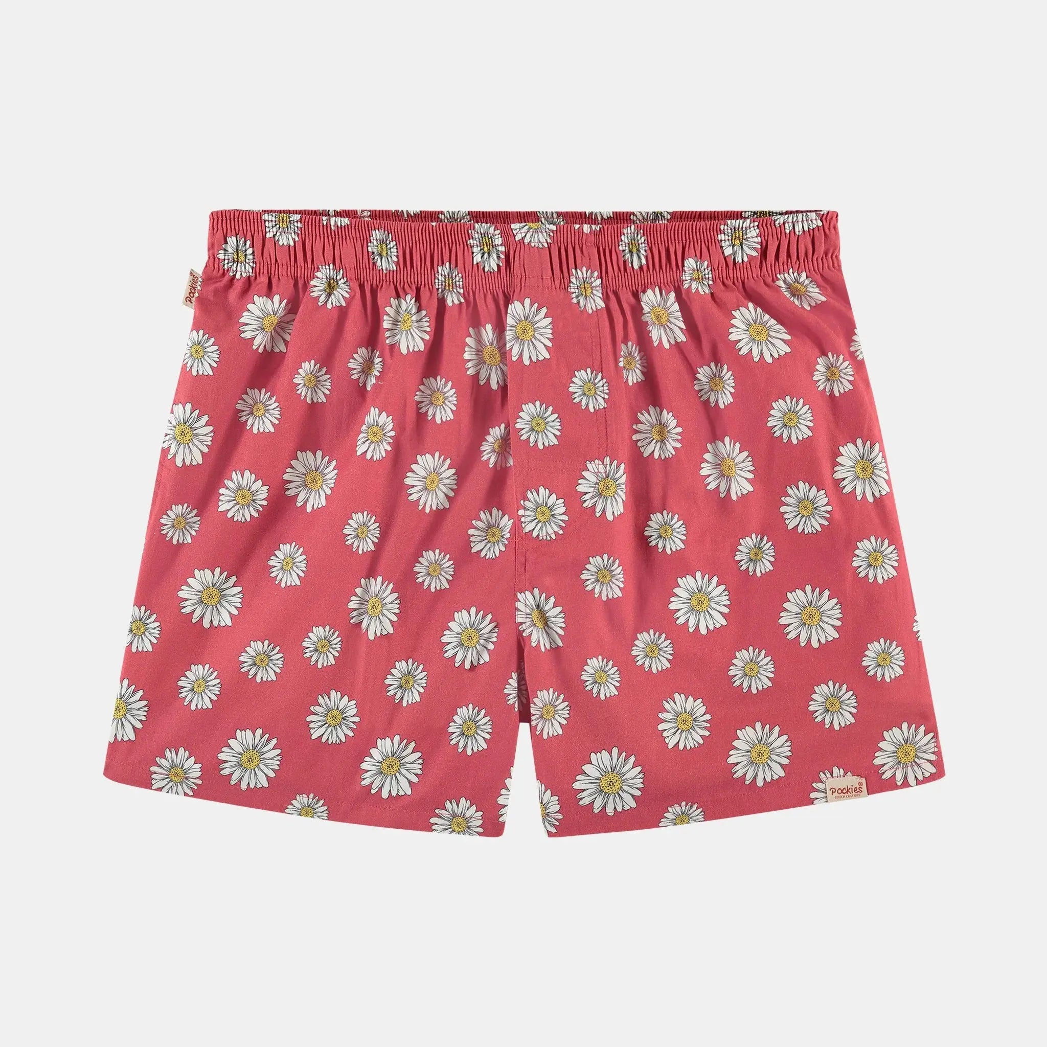 CALEÇON FLEURS ROUGES POCKIES -  Klubb