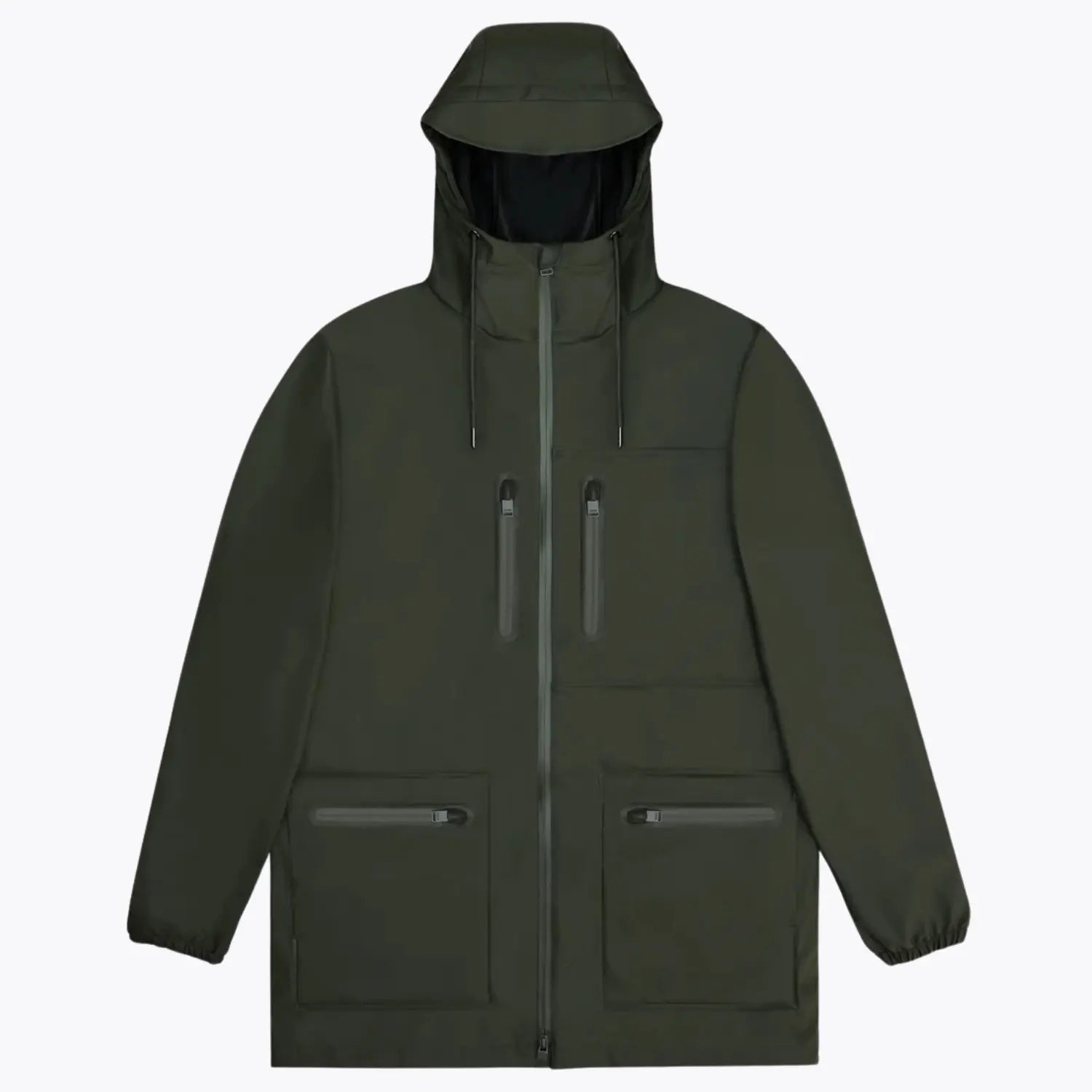 CARGO LONG JACKET GREEN RAINS -  Klubb