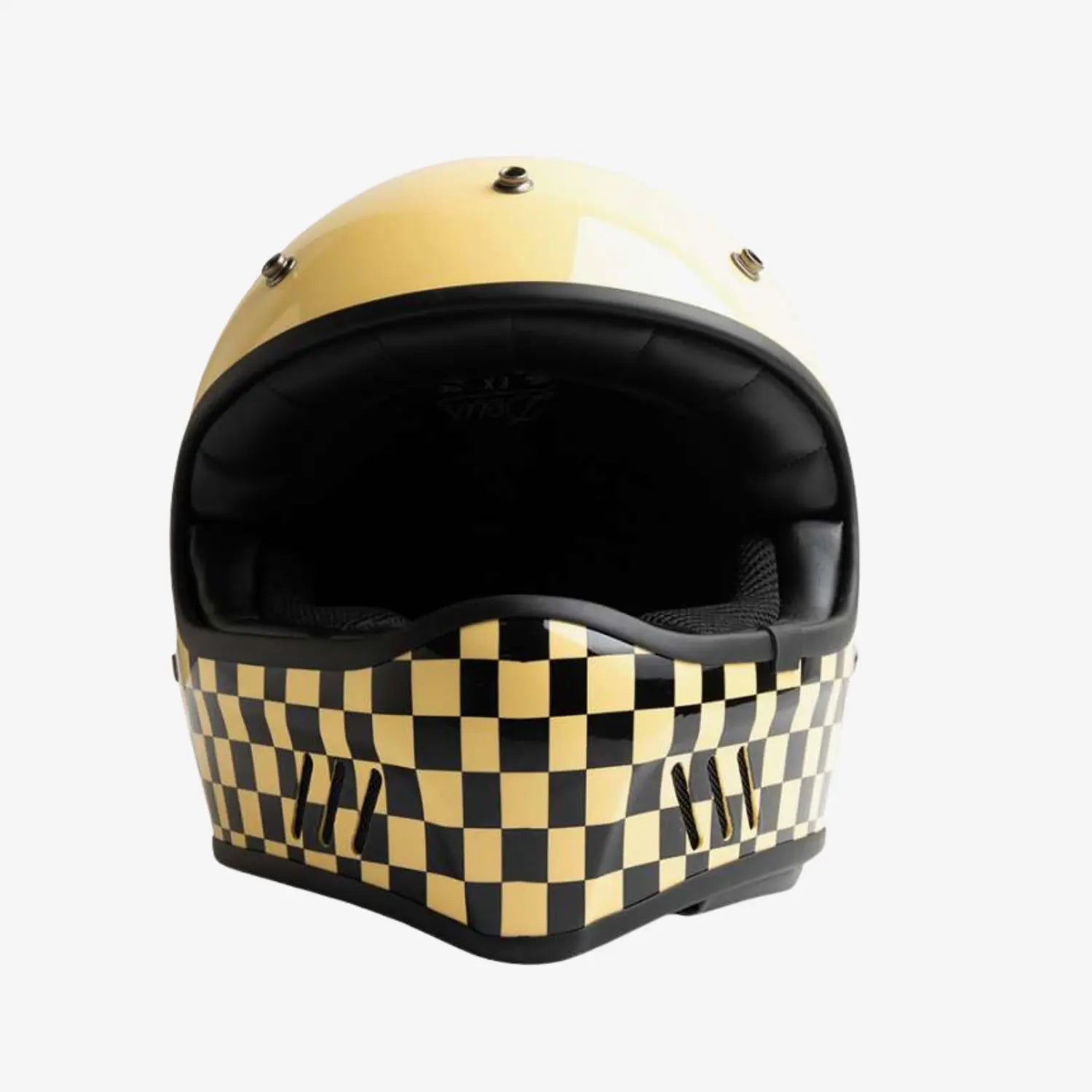 CASQUE CHECKER - BLANC DEUS EX MACHINA -  Klubb