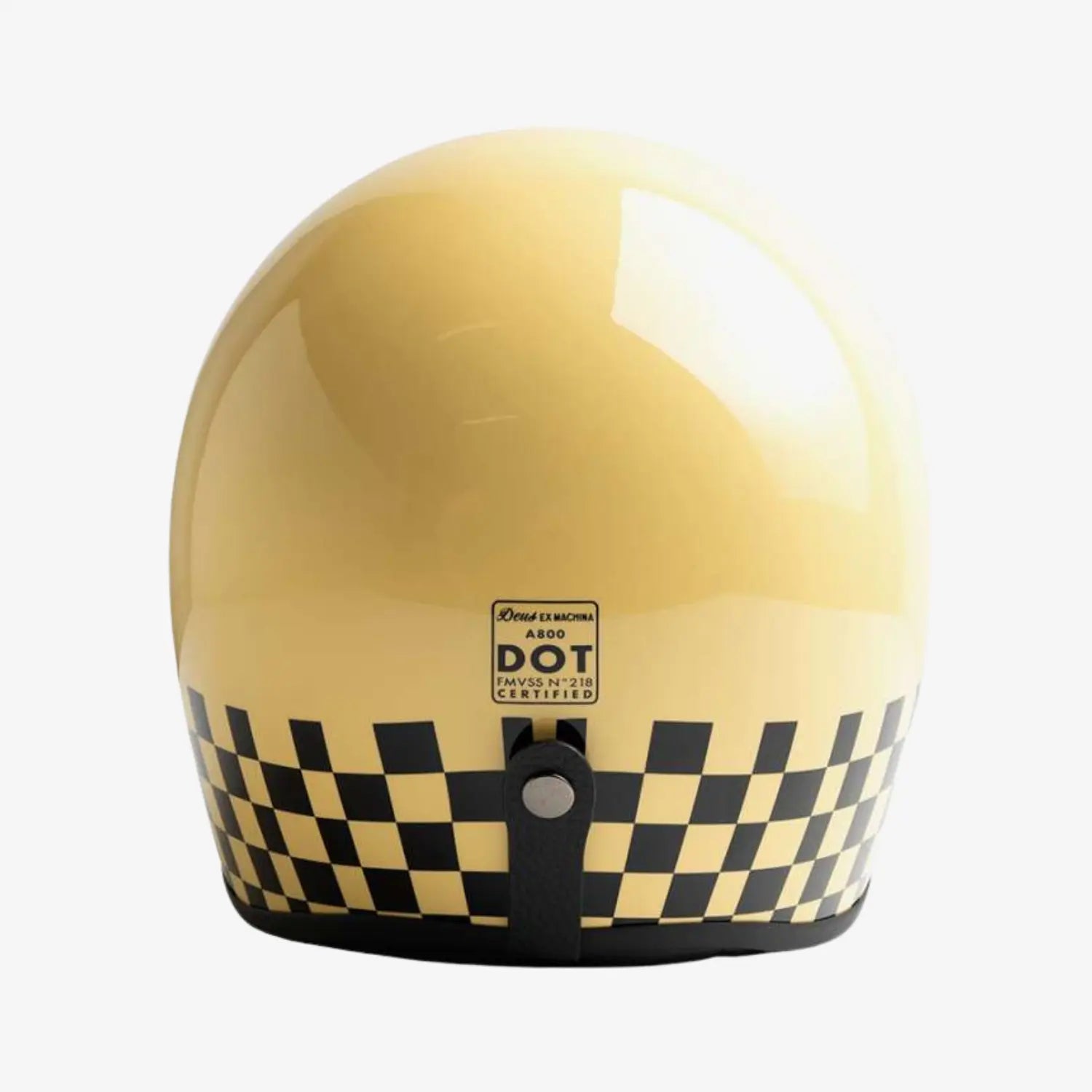 CASQUE CHECKER - BLANC DEUS EX MACHINA -  Klubb