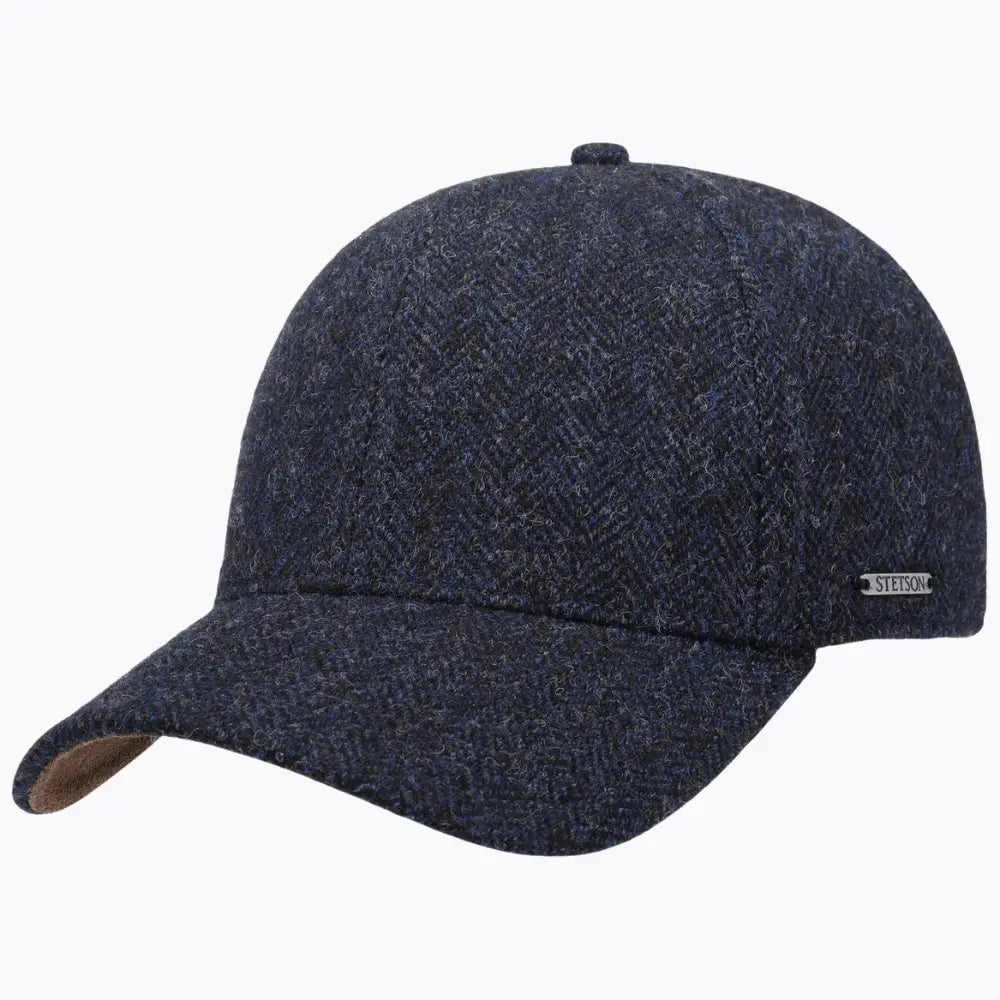 CASQUETTE MARINE LAINE CHEVRONS