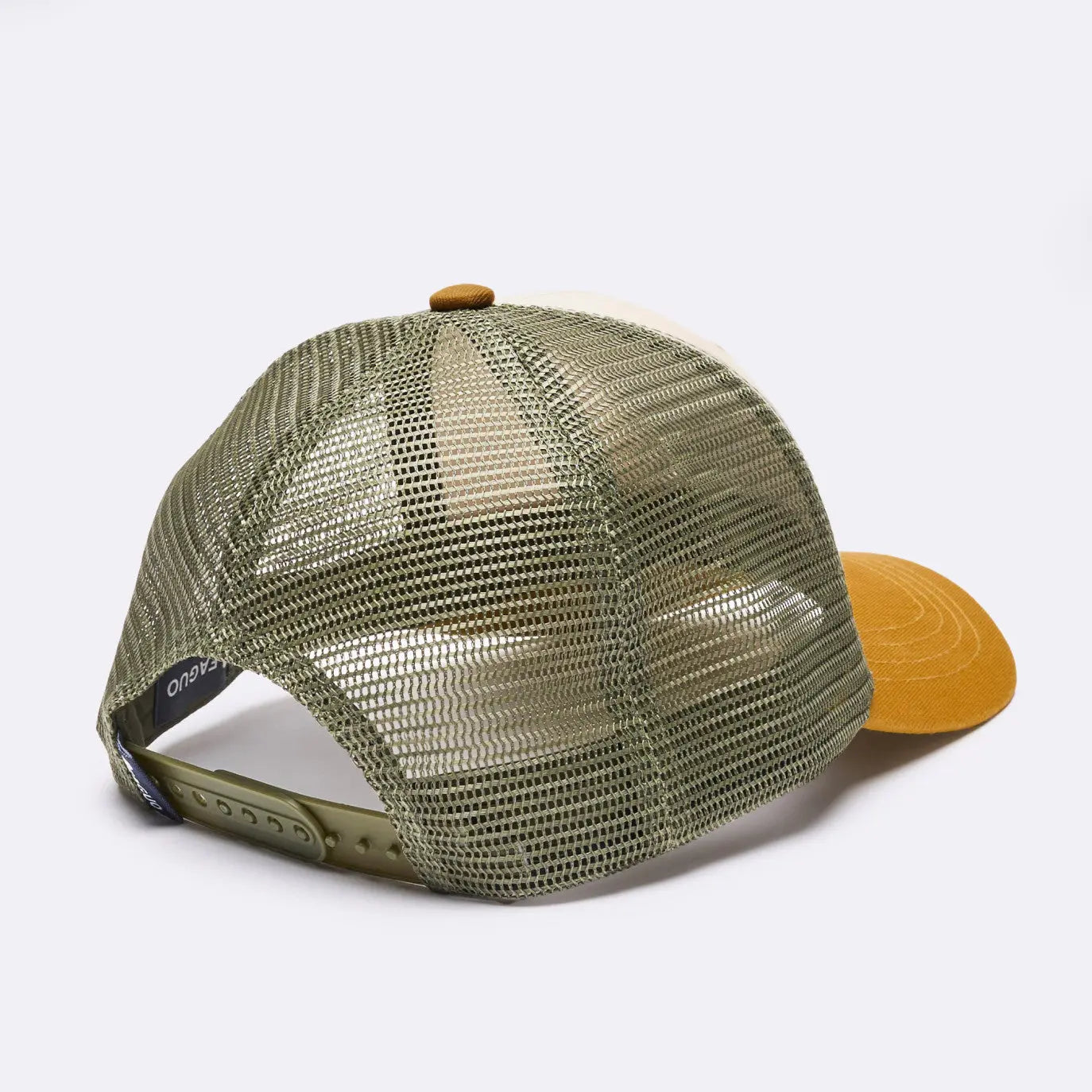 CASQUETTE TRUCKER KAKI & JAUNE FAGUO -  Klubb