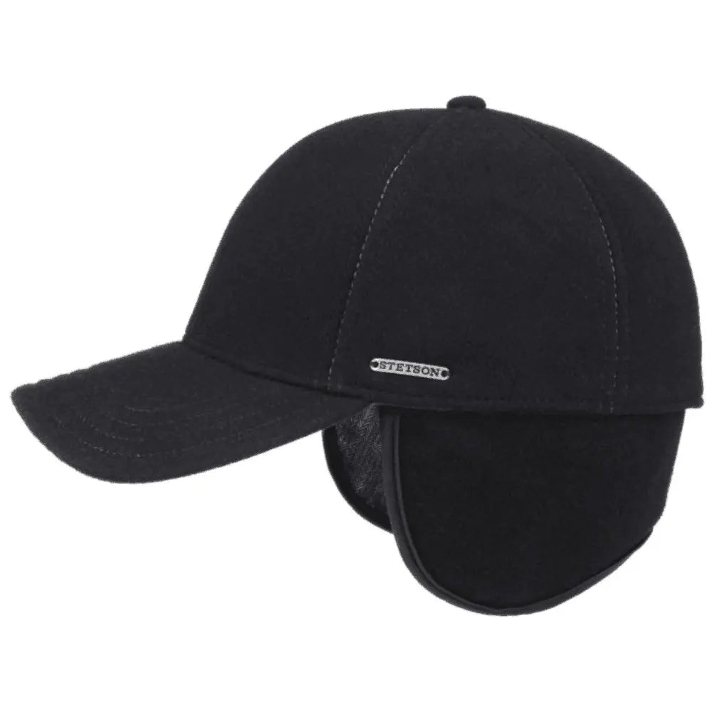 GORRA VABY OREJERAS NEGRO LANA / CASHMERE