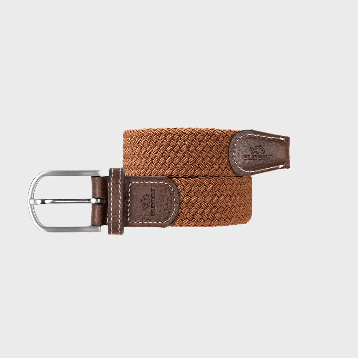 CEINTURE TRESSÉE CARAMEL BILLYBELT -  Klubb