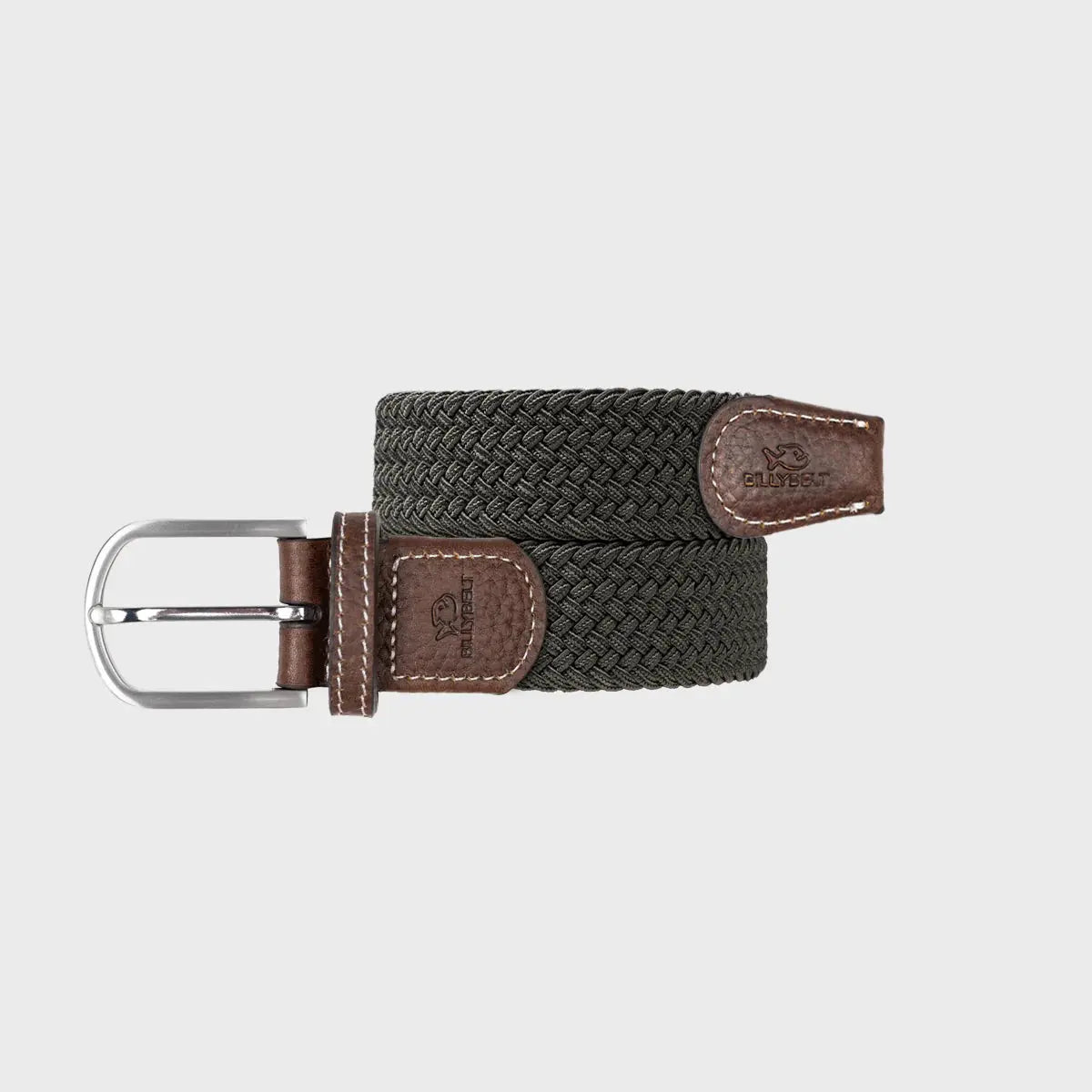 CEINTURE TRESSÉE VERT KAKI BILLYBELT -  Klubb