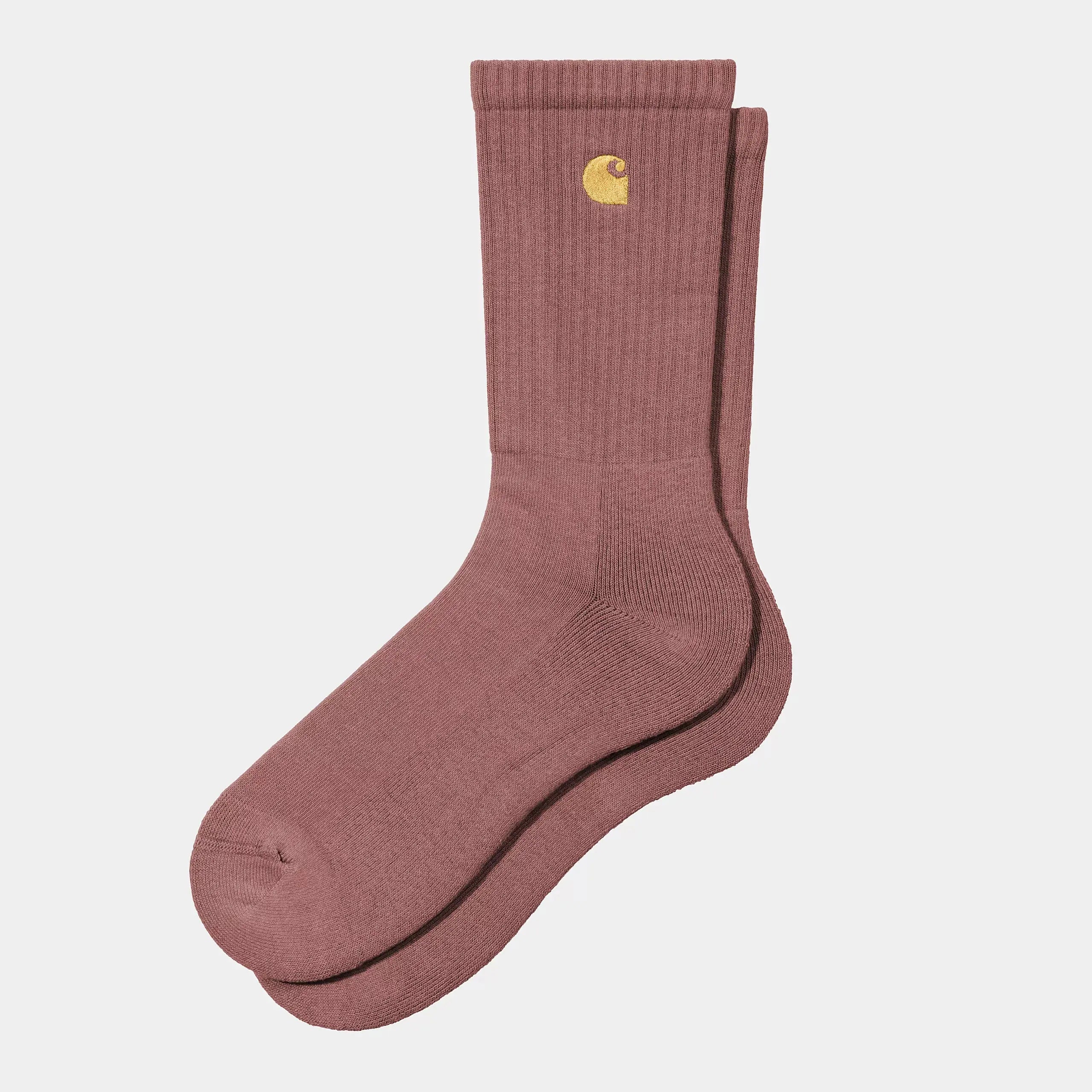 CHAUSSETTES CHASE - DUSKY PINK CARHARTT WIP -  Klubb