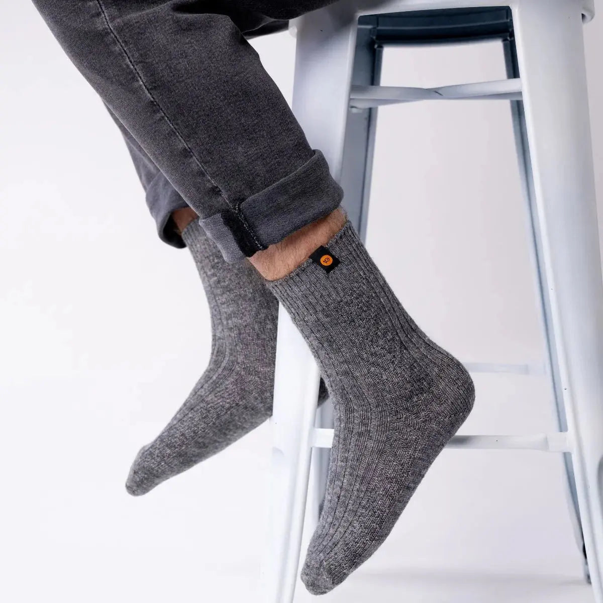 CHAUSSETTES LAINE - GRIS BILLYBELT -  Klubb