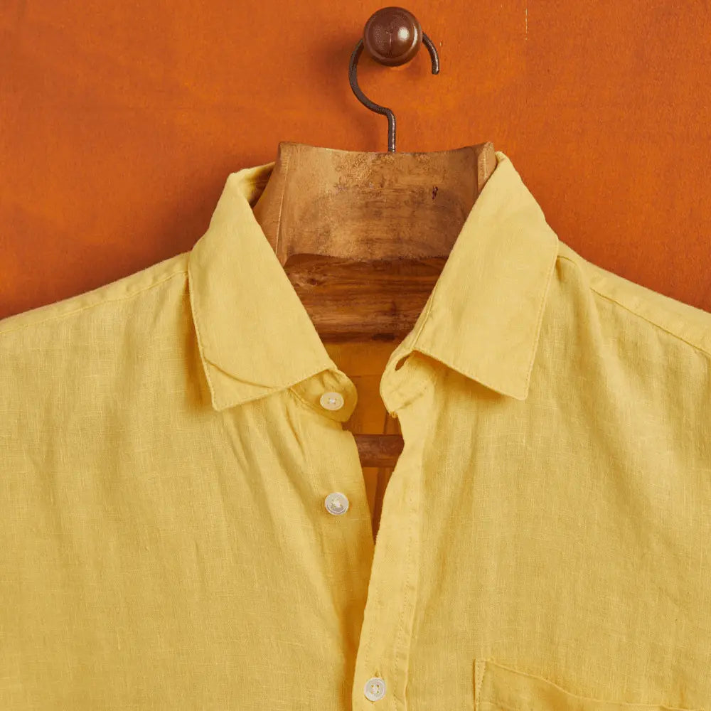 CHEMISE EN LIN JAUNE