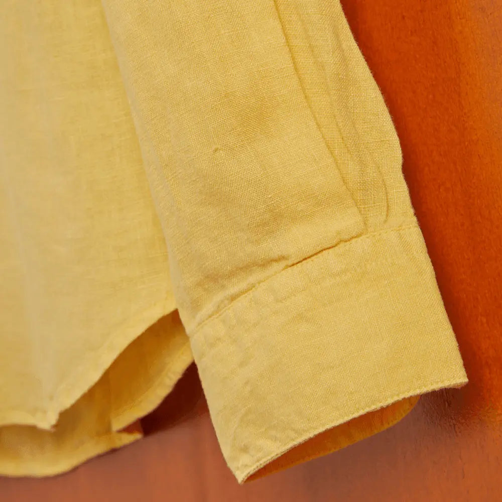 CHEMISE EN LIN JAUNE