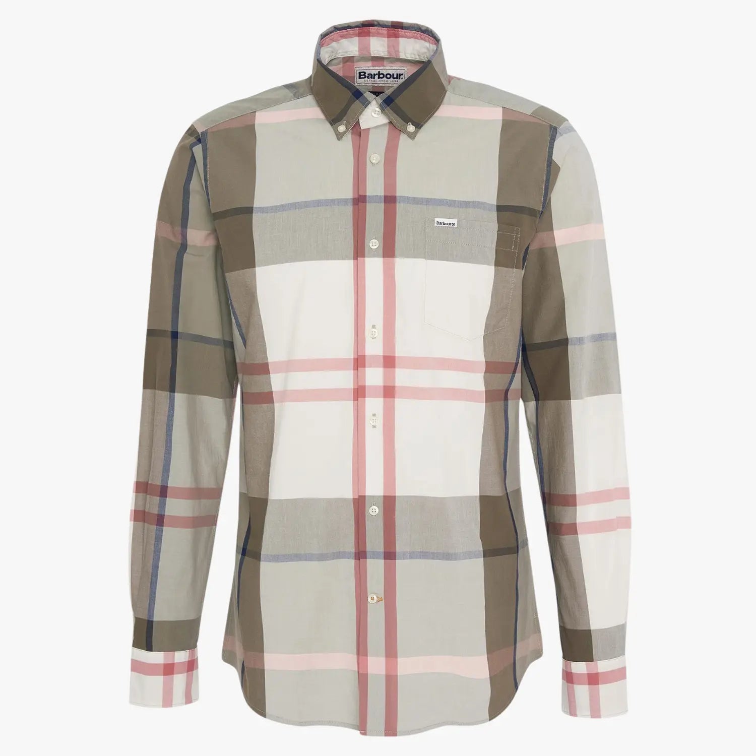 CHEMISE HARRIS TARTAN OLIVE BARBOUR -  Klubb