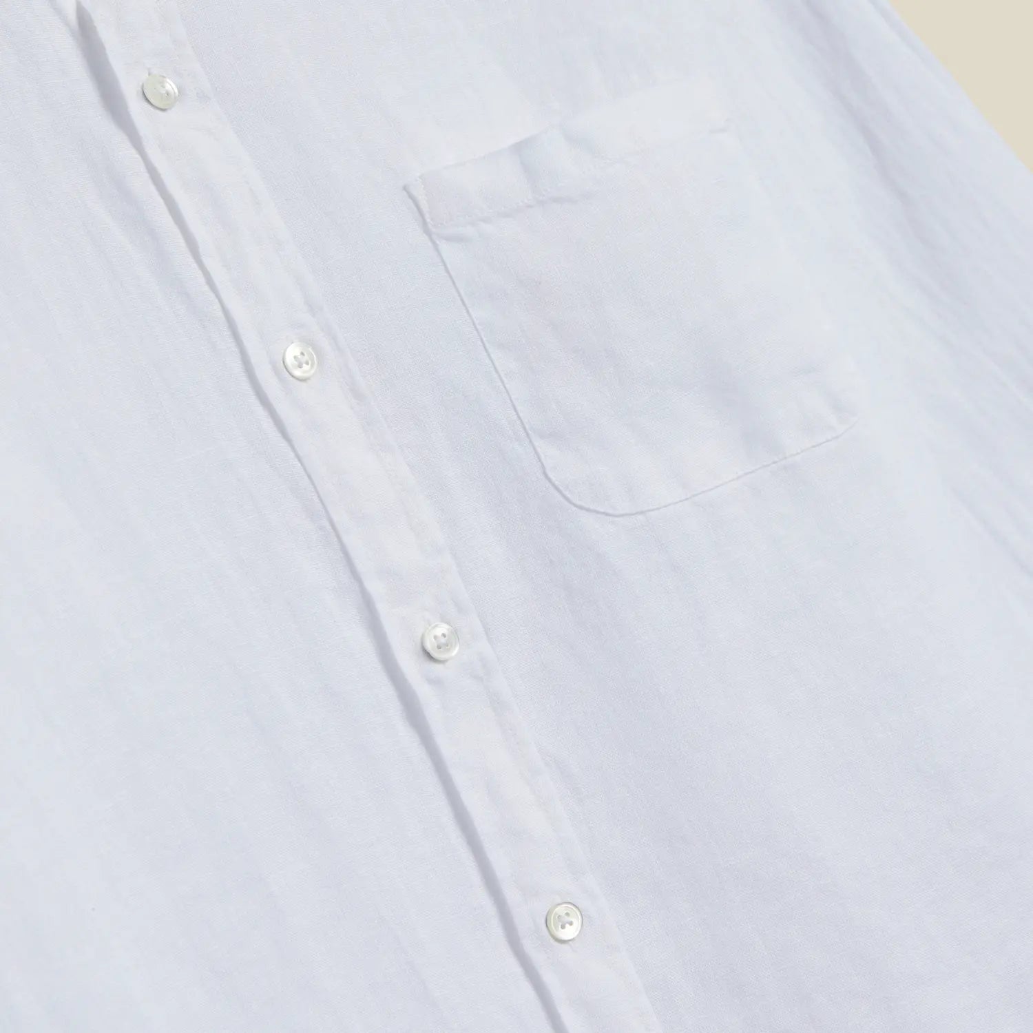 CHEMISE LIN BLANC PORTUGUESE FLANNEL -  Klubb