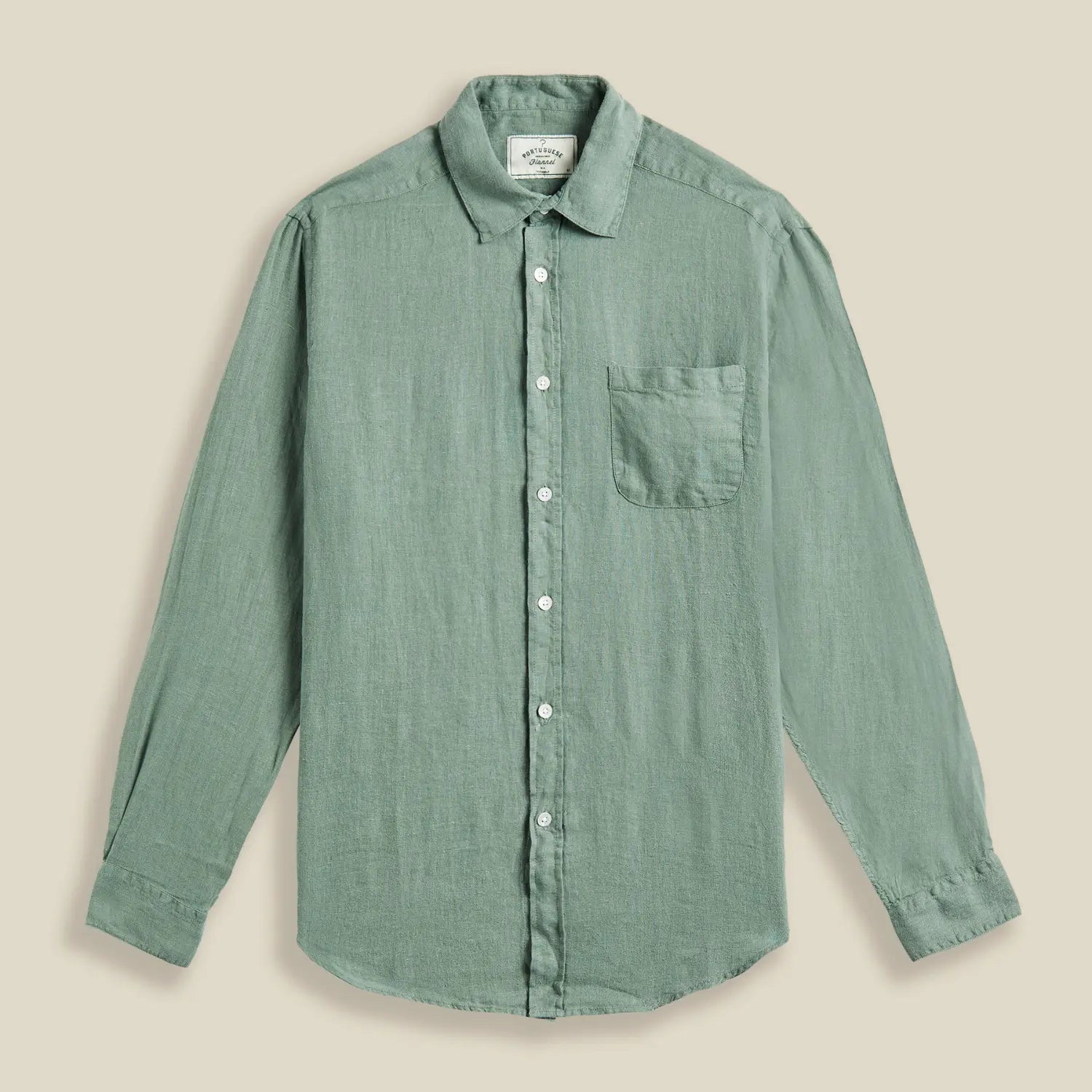 CHEMISE LIN DRY GREEN PORTUGUESE FLANNEL -  Klubb