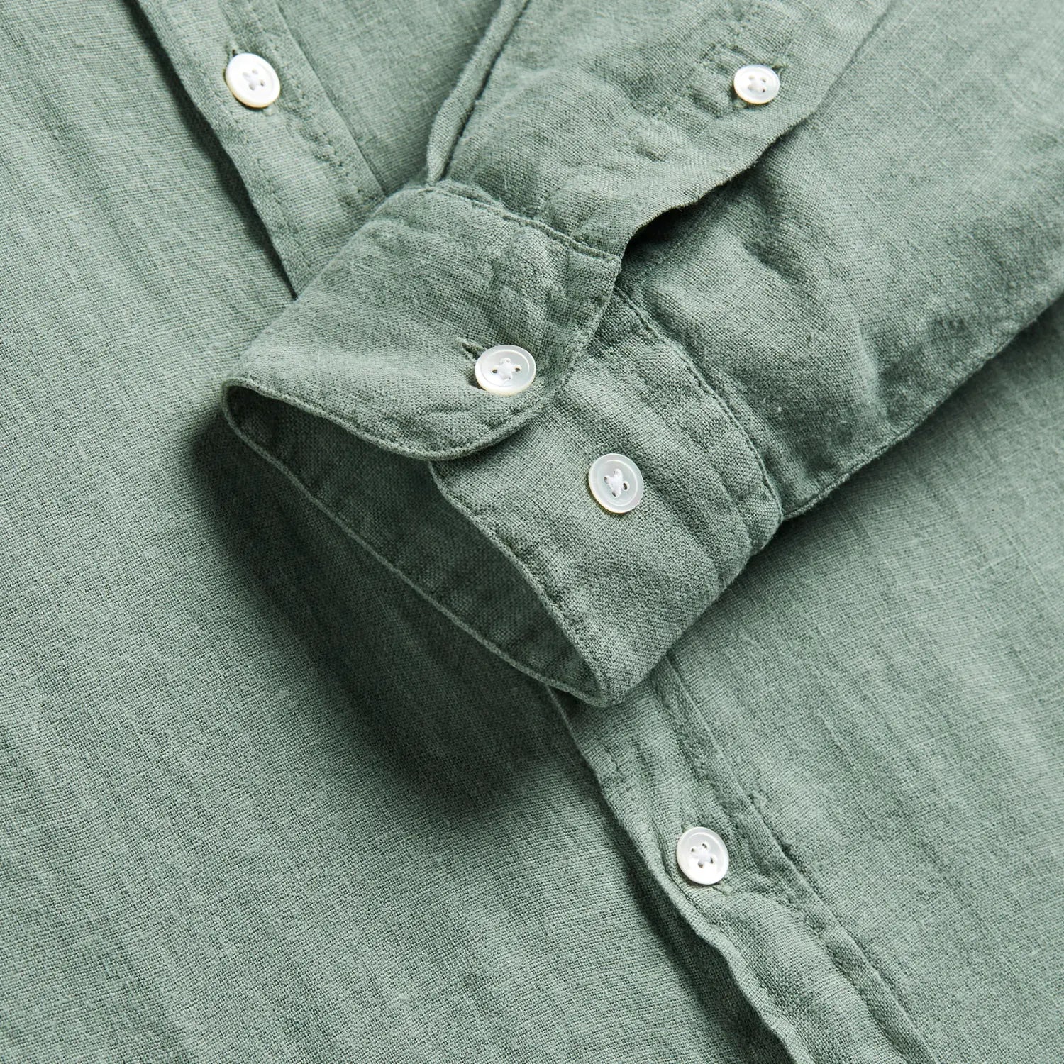 CHEMISE LIN DRY GREEN PORTUGUESE FLANNEL -  Klubb