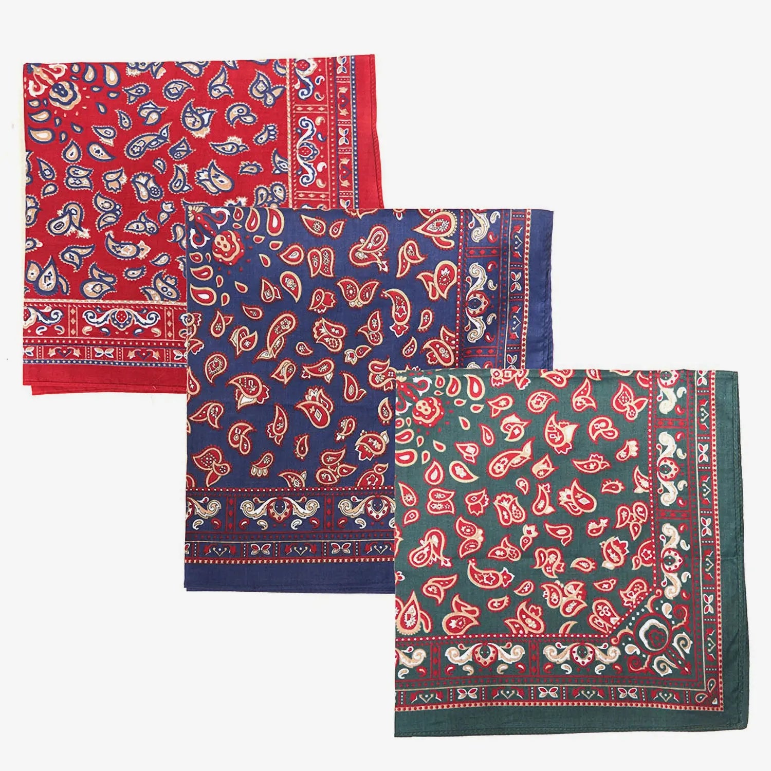 COFFRET MOUCHOIRS - PAISLEY BARBOUR -  Klubb