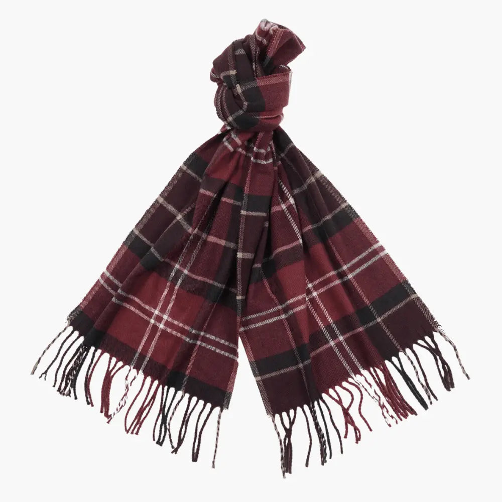 ÉCHARPE GALINGALE TARTAN ROUGE