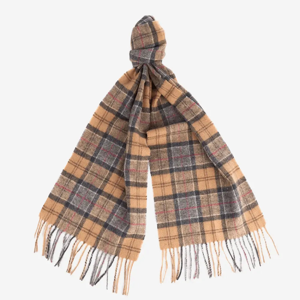 ÉCHARPE TARTAN BEIGE