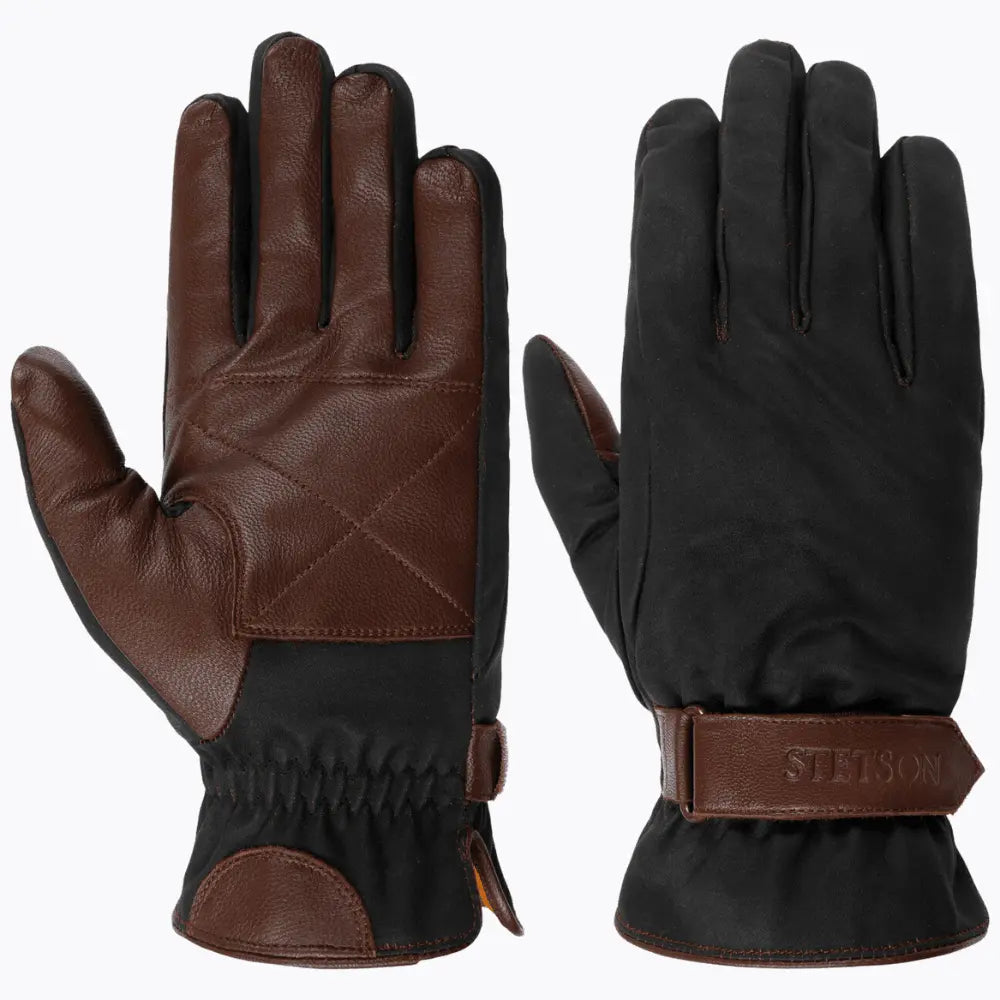 GANTS CUIR TACTILES DOUBLURE POLAIRE