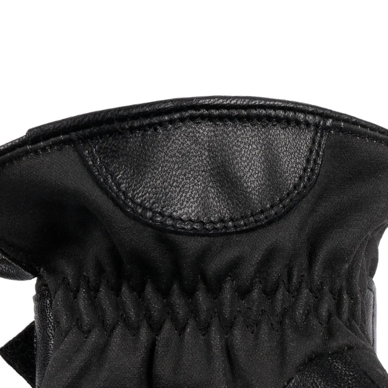 SOFT LEATHER GLOVES TWOTONE BLACK