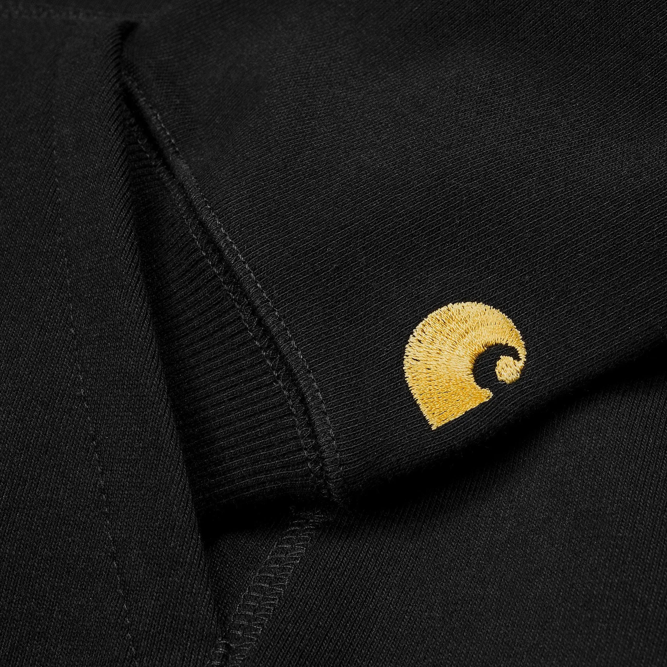 HOODIE CHASE - BLACK CARHARTT WIP -  Klubb