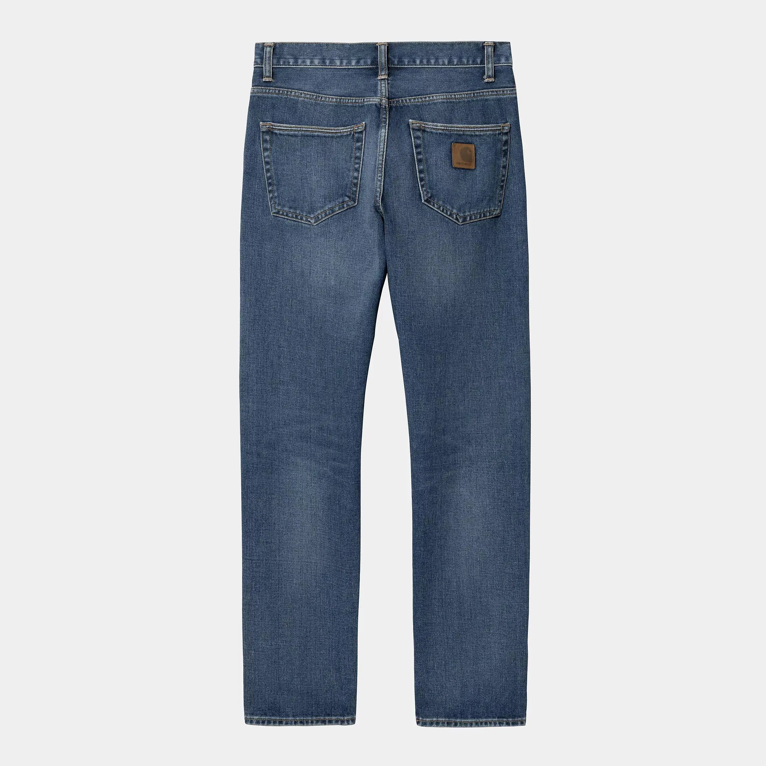 KLONDIKE PANT BLUE DARK USED WASH CARHARTT WIP -  Klubb