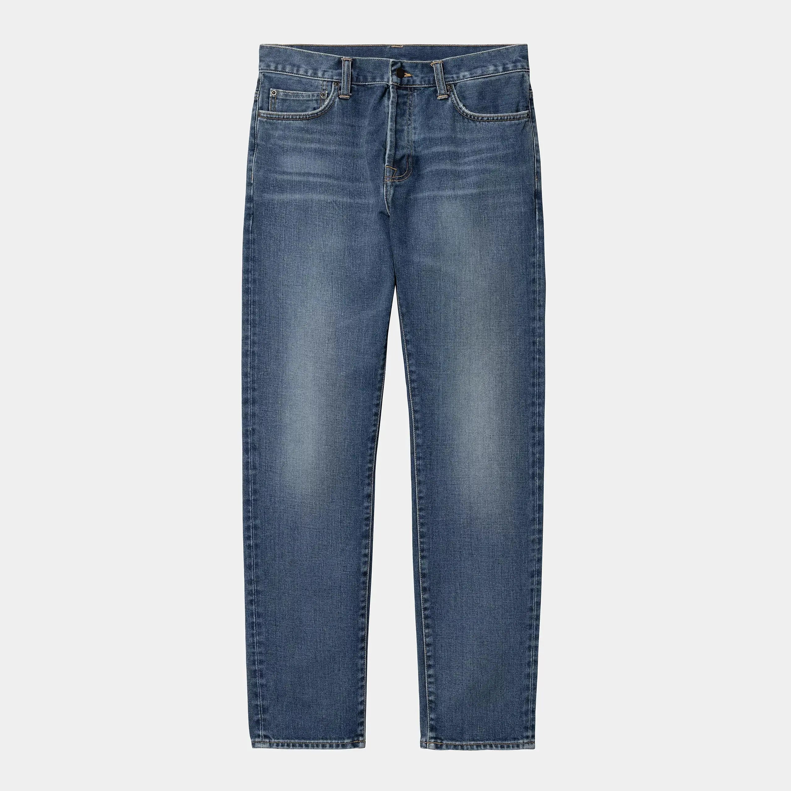 KLONDIKE PANT BLUE DARK USED WASH CARHARTT WIP -  Klubb