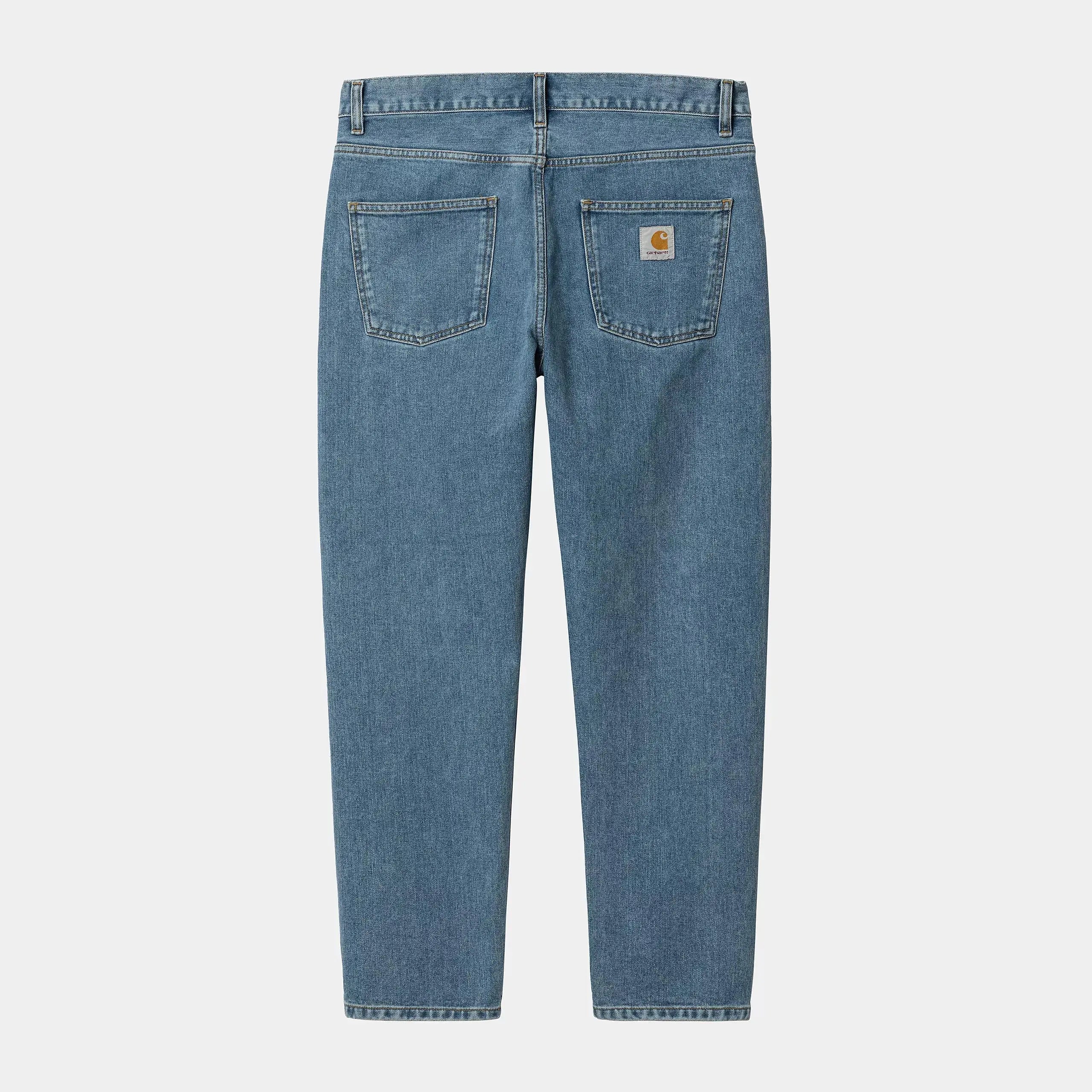 NEWEL PANT BLUE STONE BLEACHED CARHARTT WIP -  Klubb