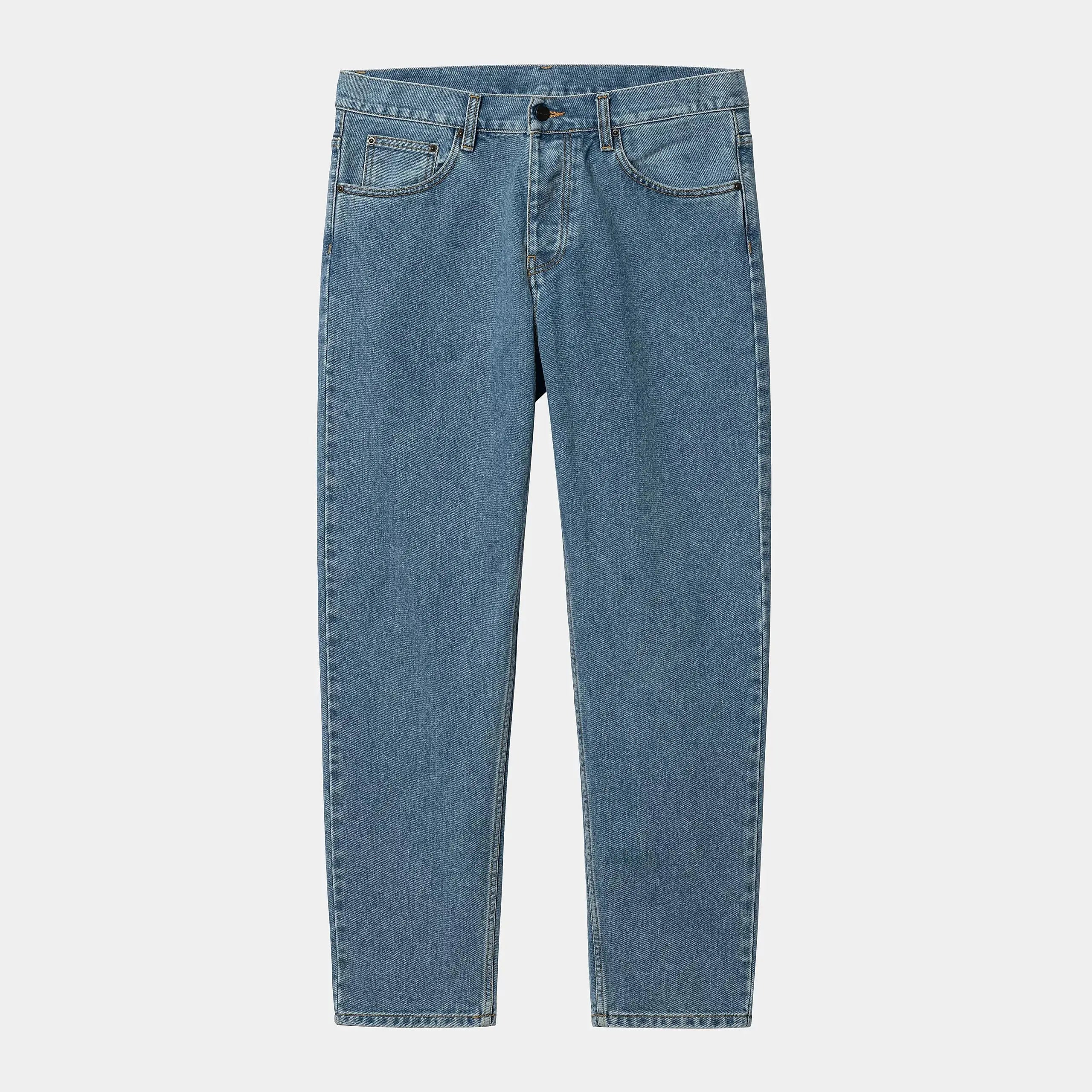 NEWEL PANT BLUE STONE BLEACHED CARHARTT WIP -  Klubb