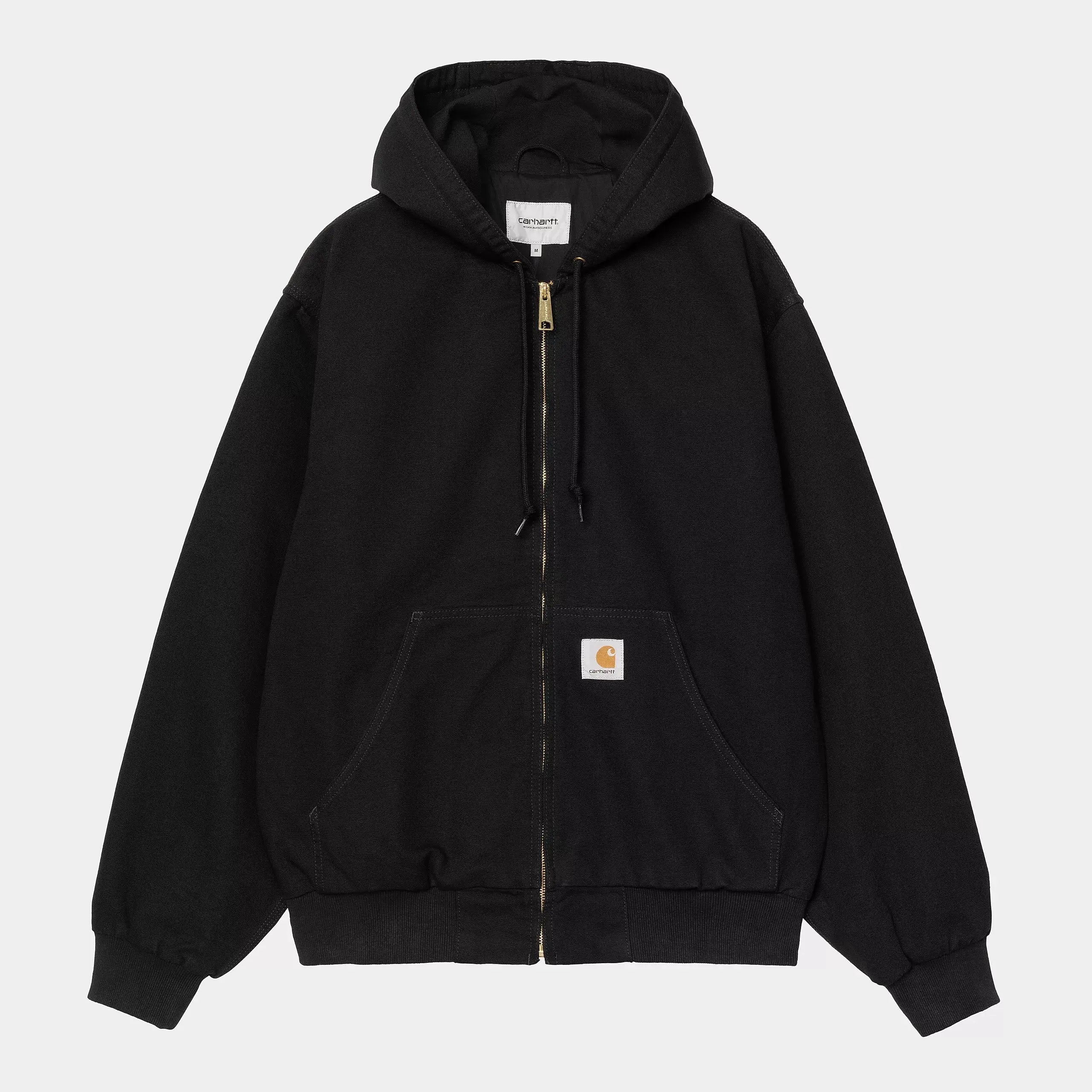 OG ACTIVE JACKET BLACK RINSED CARHARTT WIP -  Klubb