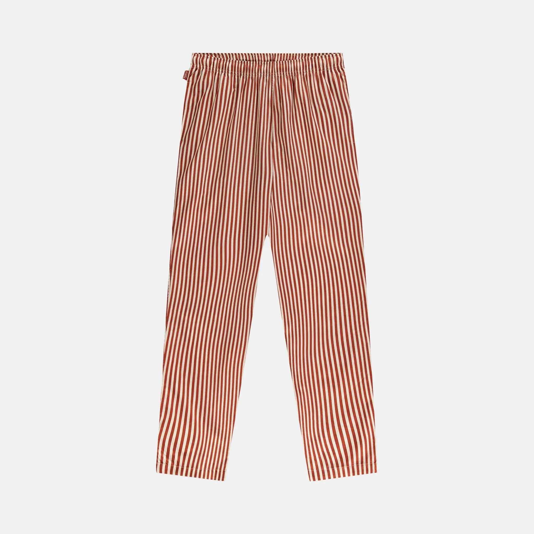 PANTALON DE PYJAMA RAYÉ TERRACOTTA POCKIES -  Klubb