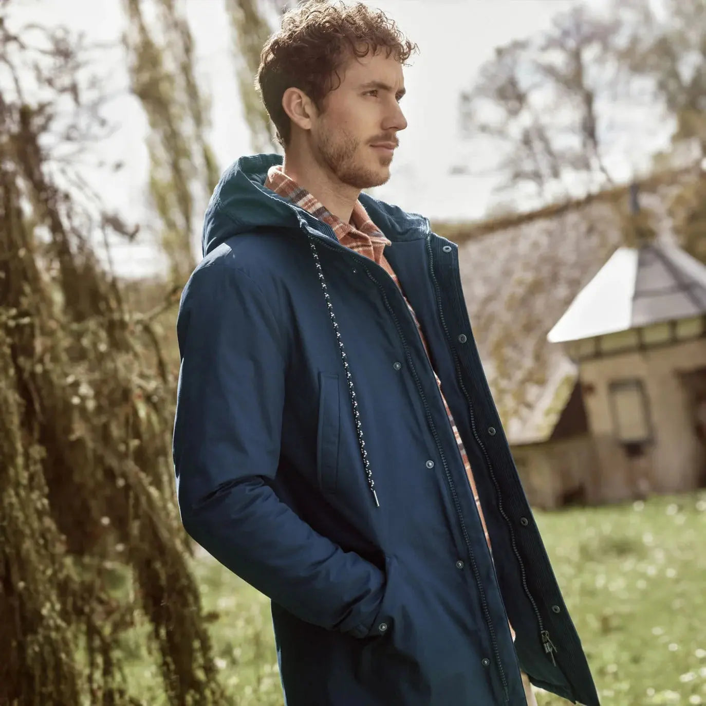 PARKA CHEVERNY - BLEU FAGUO -  Klubb