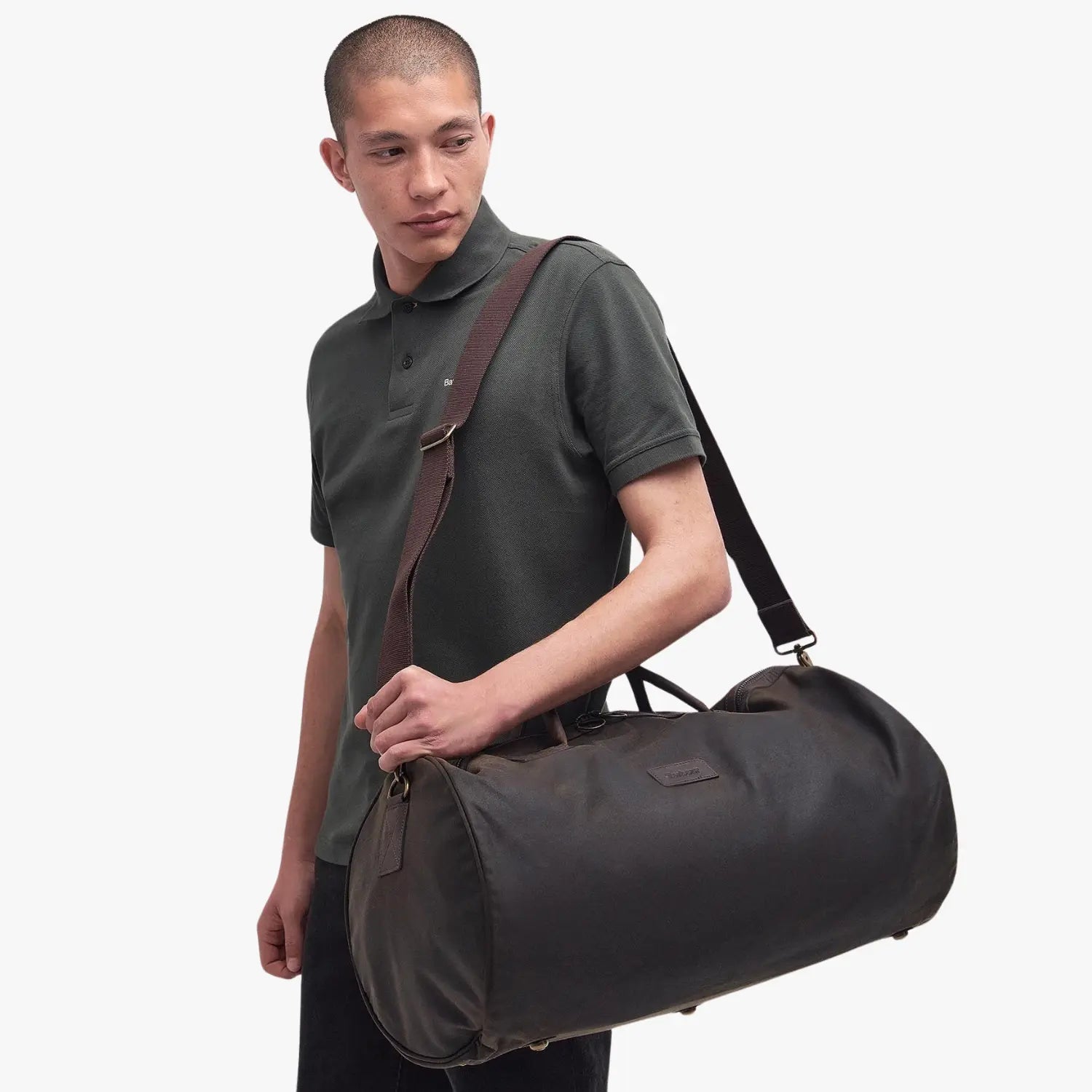 SAC HOLDALL WAX OLIVE BARBOUR -  Klubb