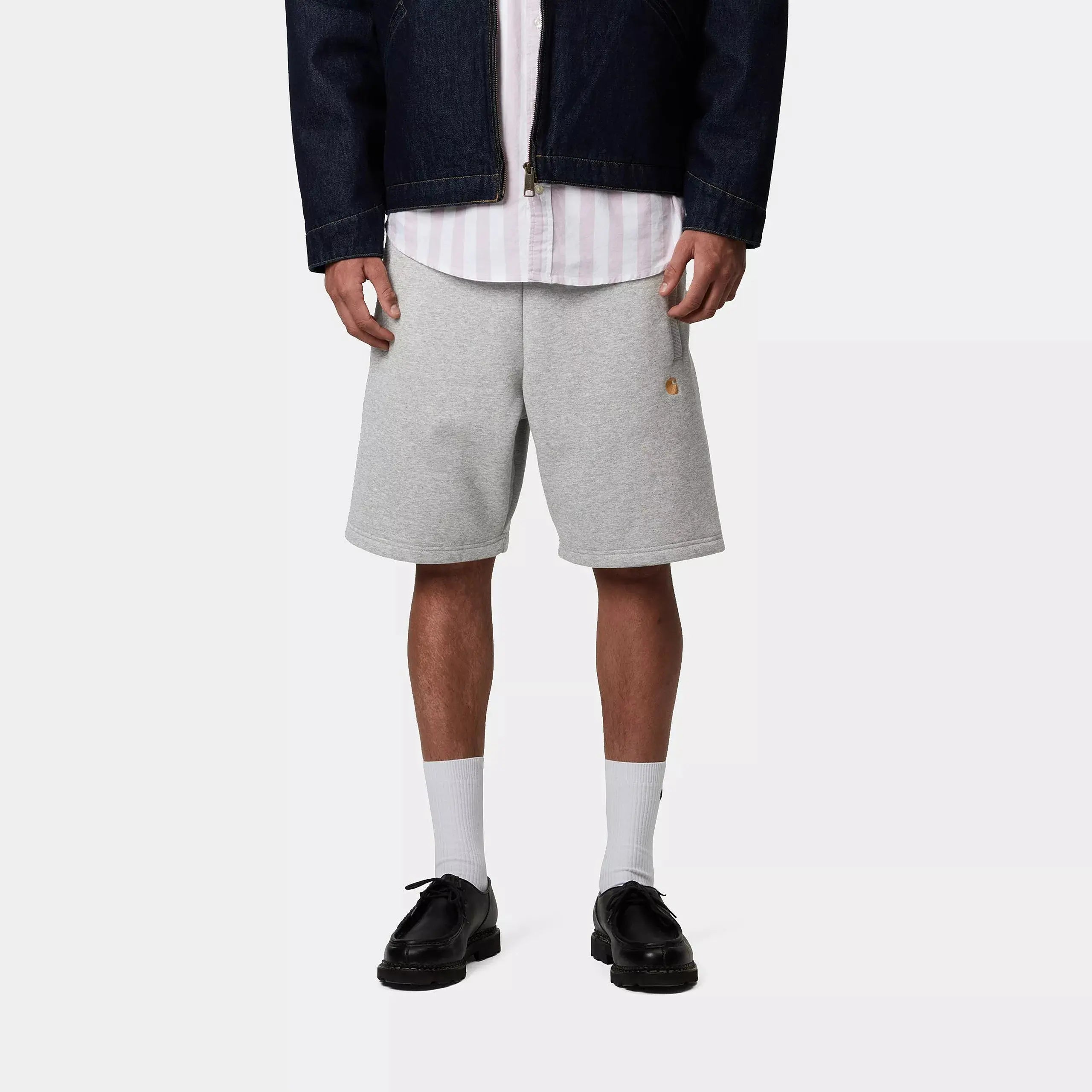 SHORT CHASE GREY HEATHER CARHARTT WIP -  Klubb