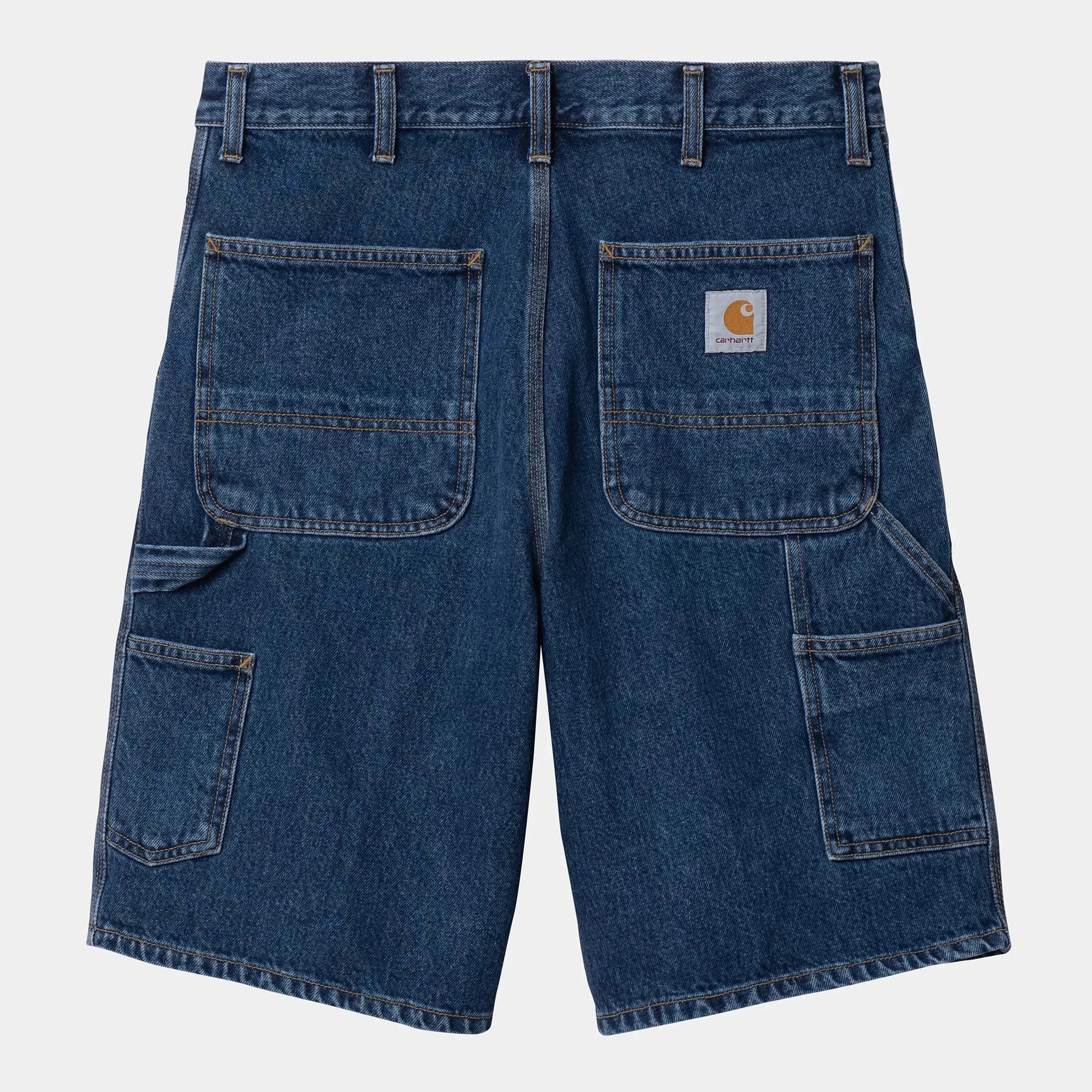 SINGLE KNEE SHORT BLUE STON WASHED CARHARTT WIP -  Klubb