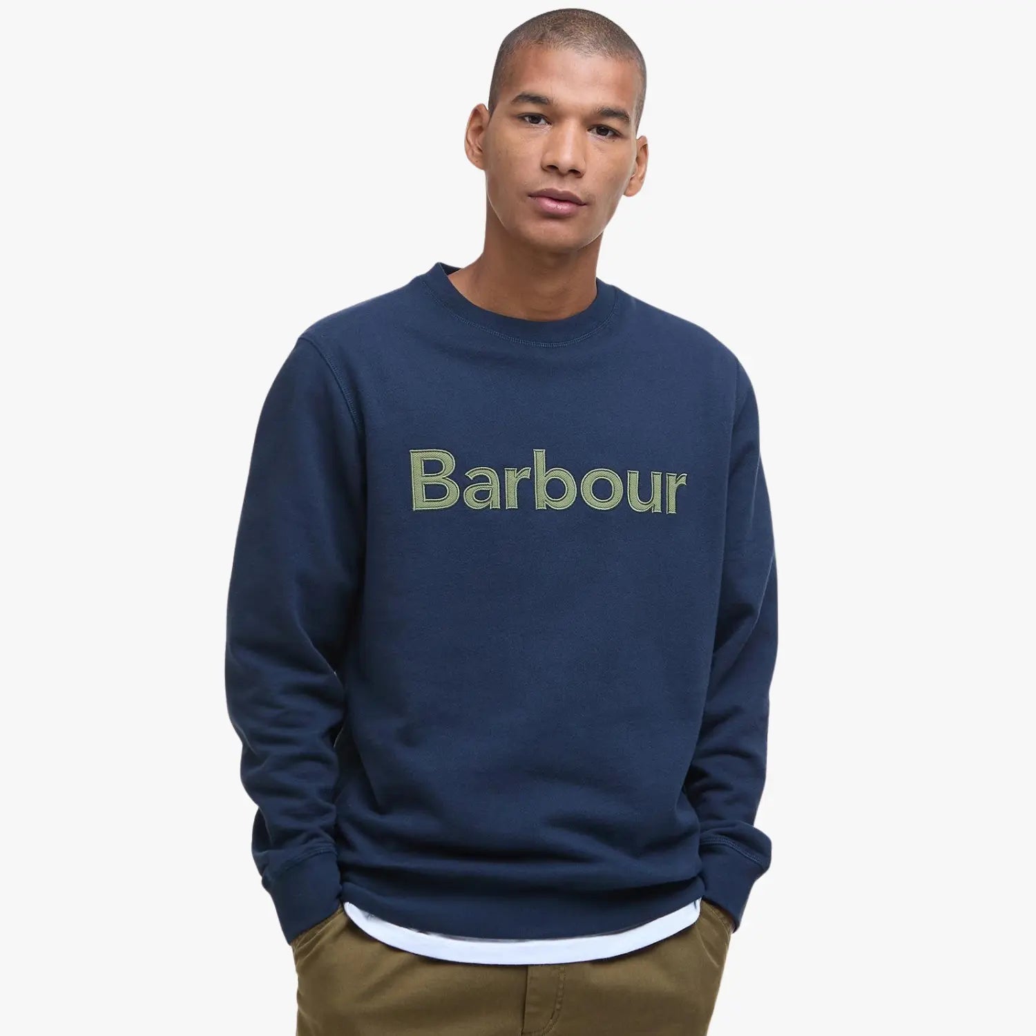 SWEAT LOGO PIQUÉ MARINE BARBOUR -  Klubb