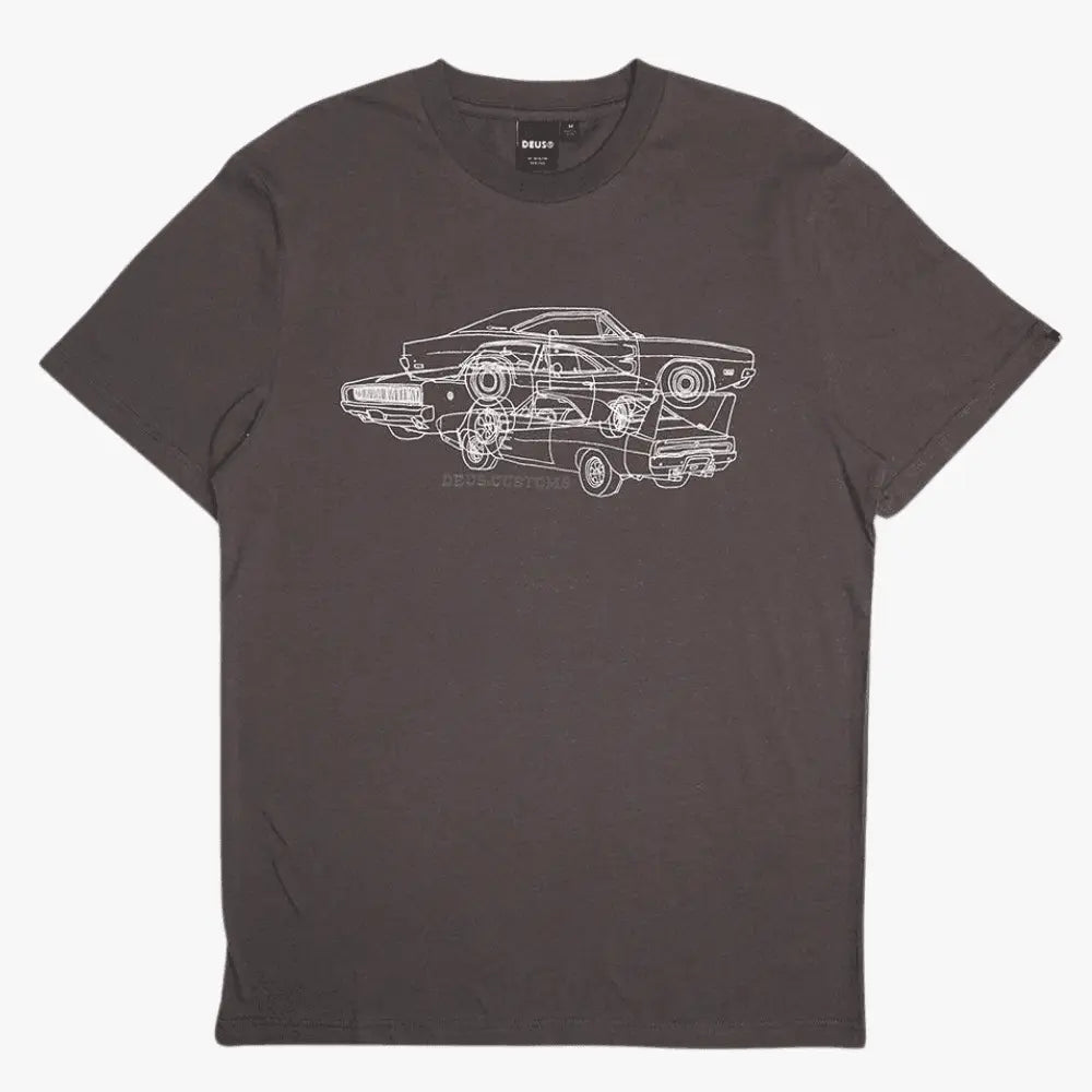 T-SHIRT CHARGER ANTHRACITE