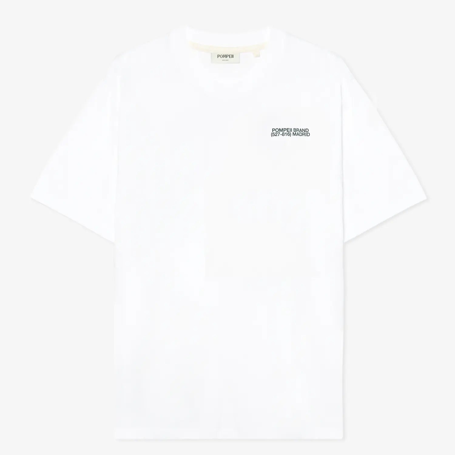 T-SHIRT GOOD THINGS TAKE TIME - BLANC POMPEII BRAND -  Klubb