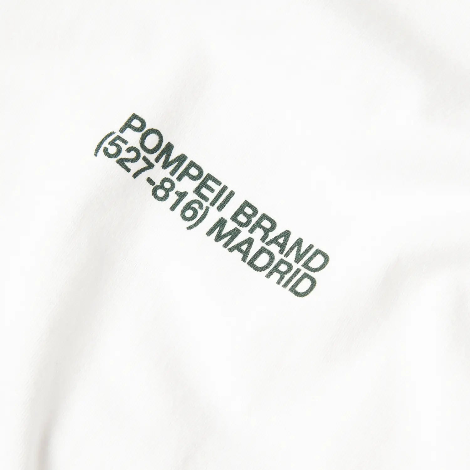 T-SHIRT GOOD THINGS TAKE TIME - BLANC POMPEII BRAND -  Klubb