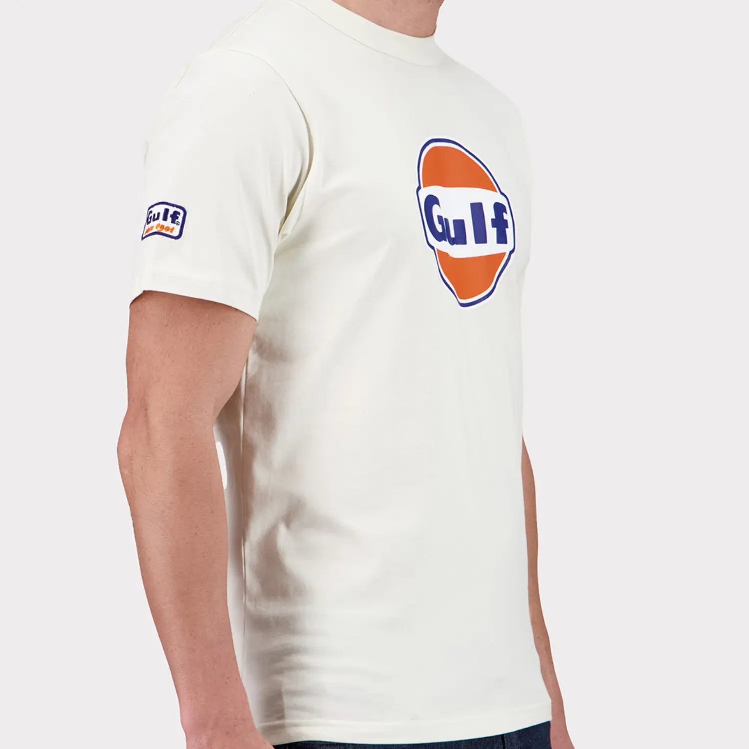 T-SHIRT LOGO ÉCRU GULF -  Klubb