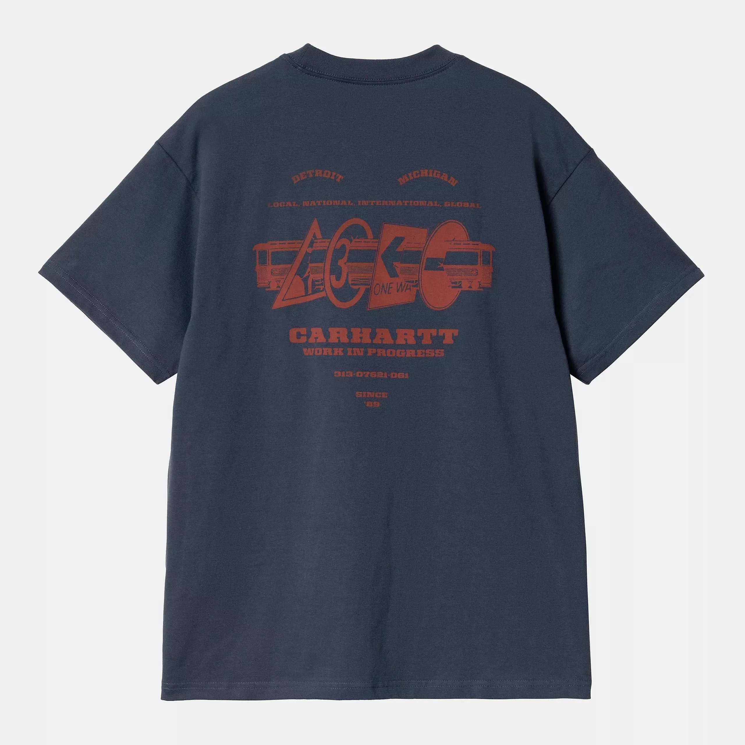 T-SHIRT RUNAWAY - BLEU CARHARTT WIP -  Klubb