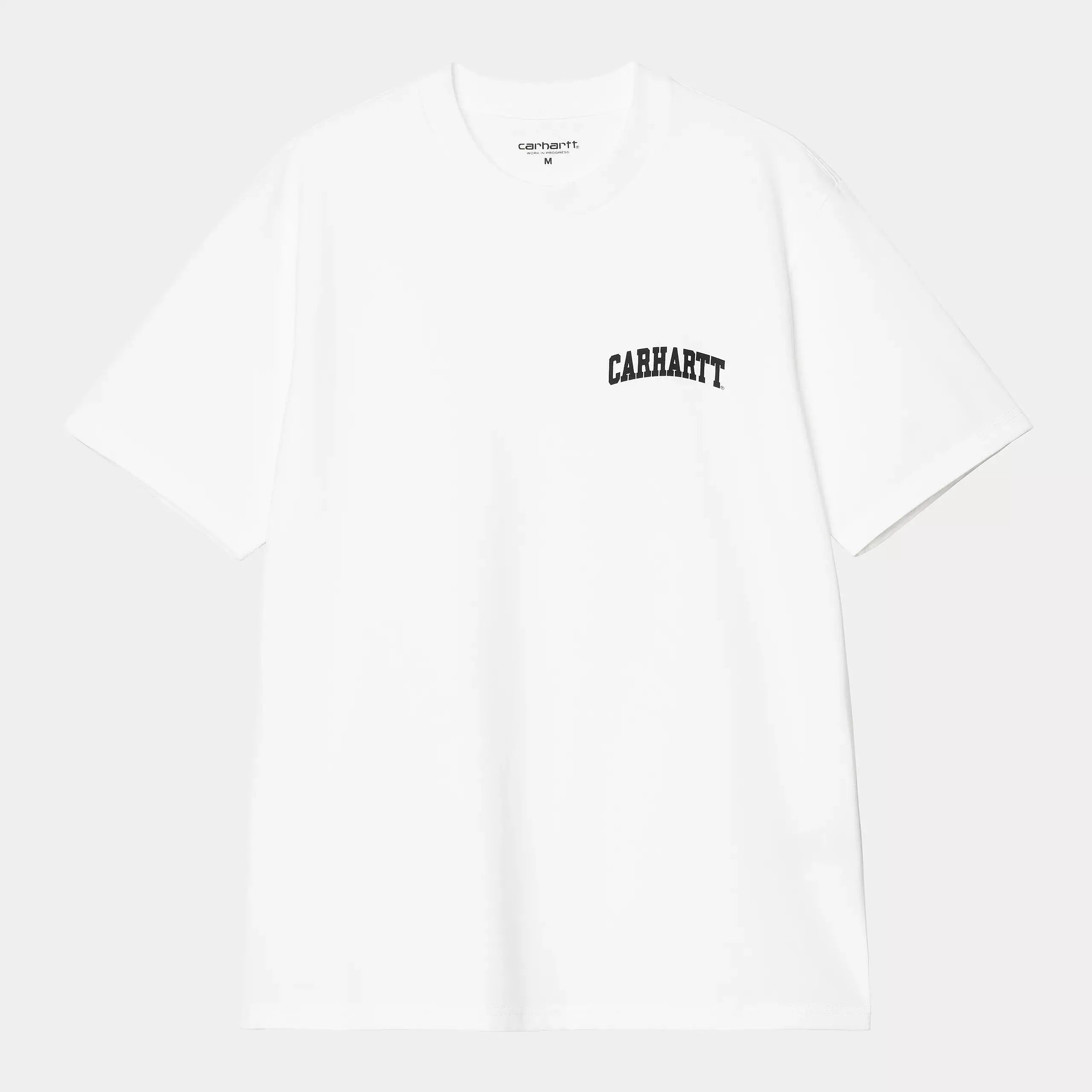 T-SHIRT UNIVERSITY SCRIPT BLANC CARHARTT WIP -  Klubb