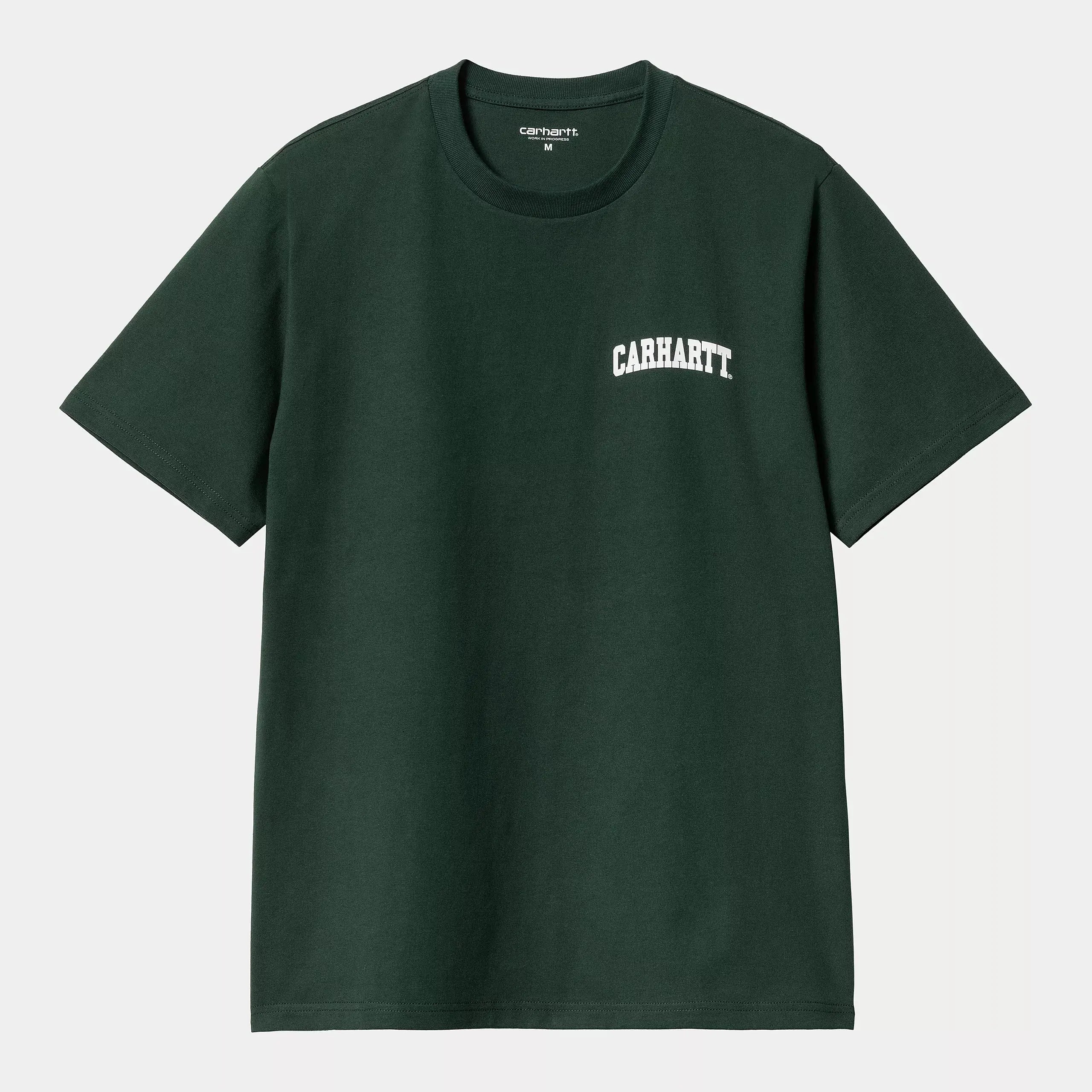 T-SHIRT UNIVERSITY SCRIPT CONIFER CARHARTT WIP -  Klubb