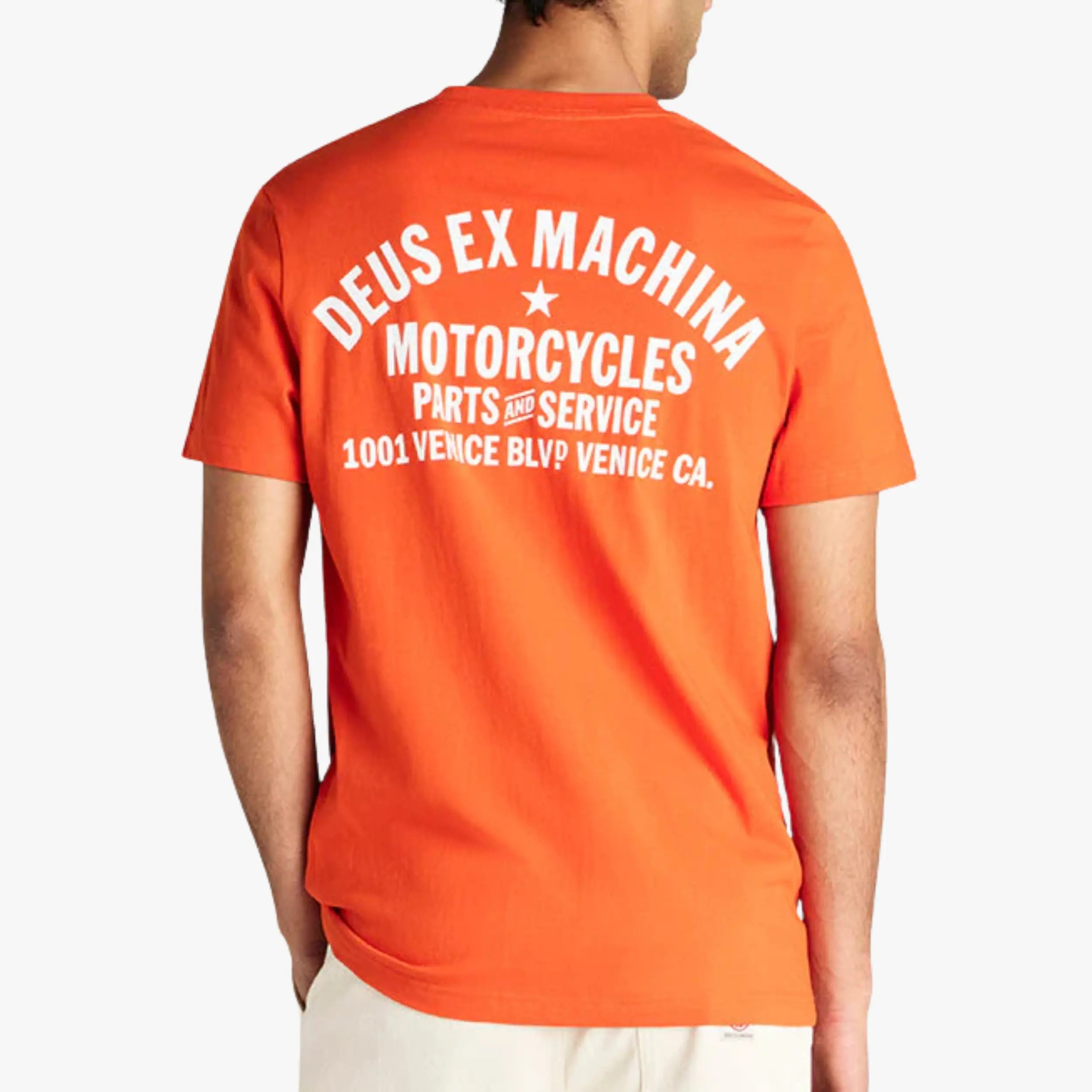 T-SHIRT VENICE ADRESS ORANGE DEUS EX MACHINA -  Klubb