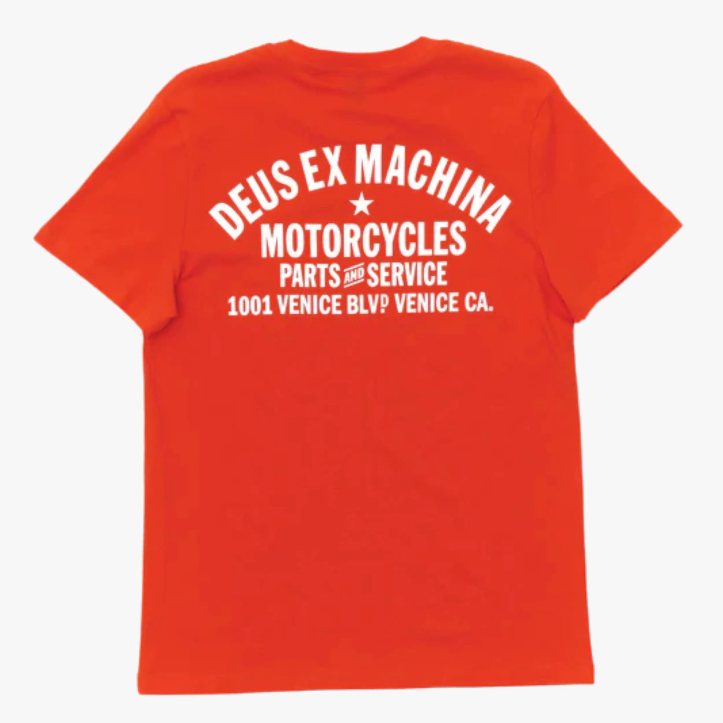 T-SHIRT VENICE ADRESS ORANGE DEUS EX MACHINA -  Klubb