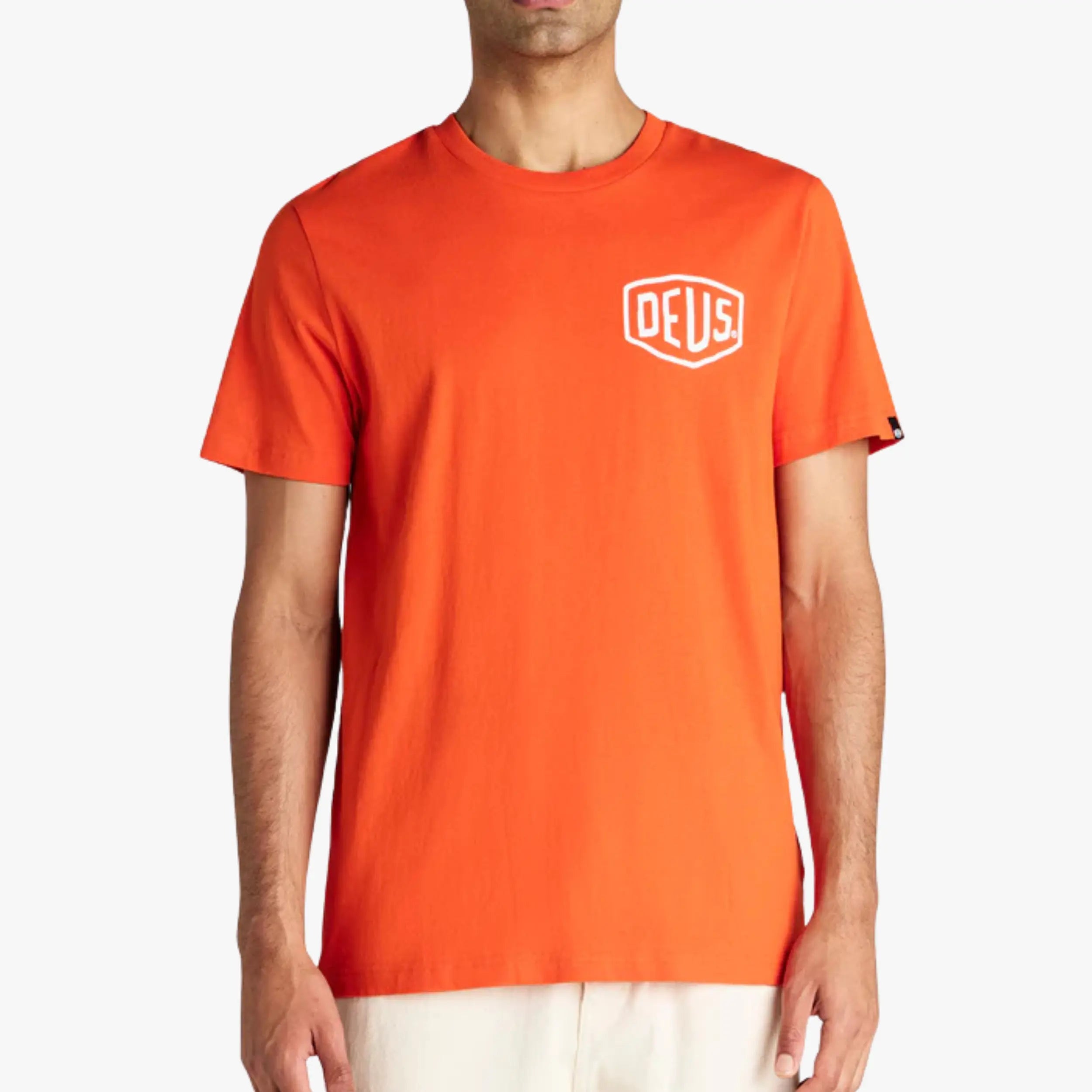 T-SHIRT VENICE ADRESS ORANGE DEUS EX MACHINA -  Klubb