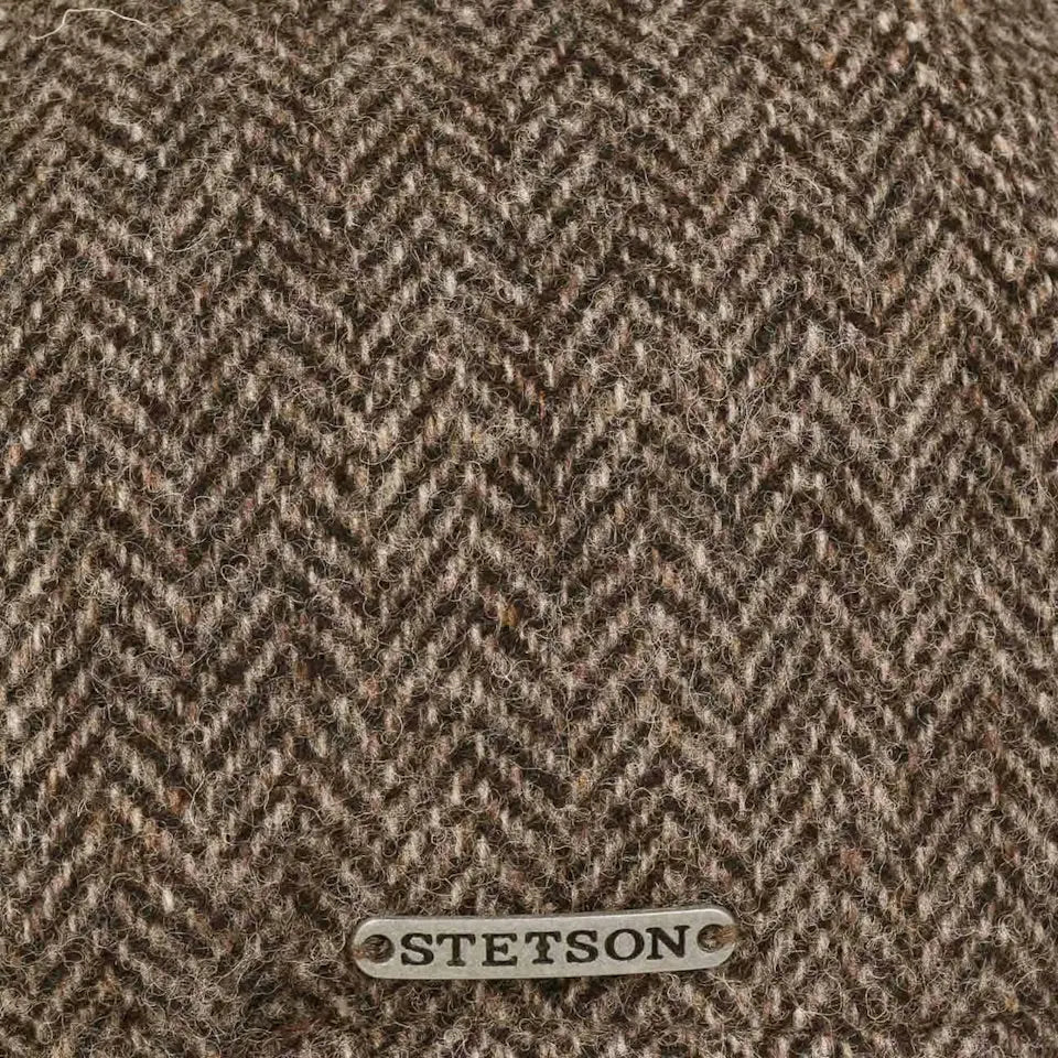 TEXAS LAINE CHEVRON BRUN HERRINGBONE STETSON -  Klubb