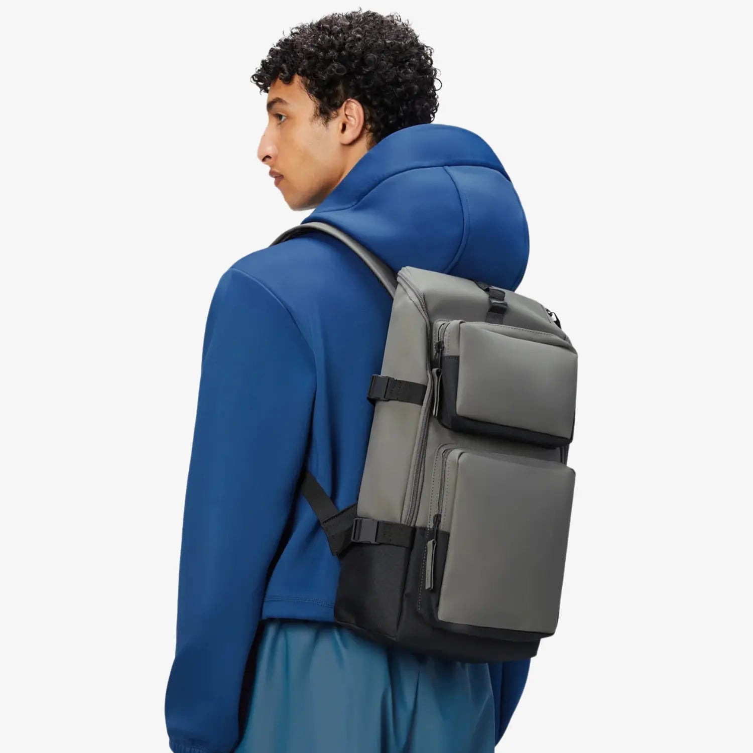 TRAIL CARGO BACKPACK - GREY RAINS -  Klubb