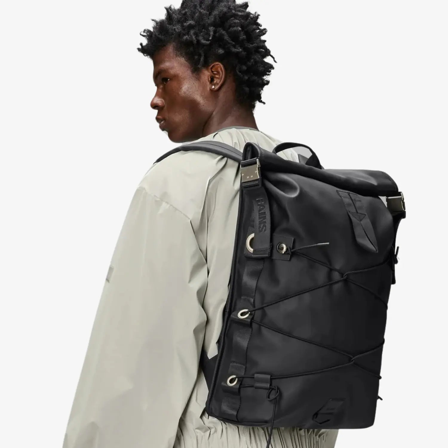 TRAIL CORD ROLLTOP - BLACK RAINS -  Klubb